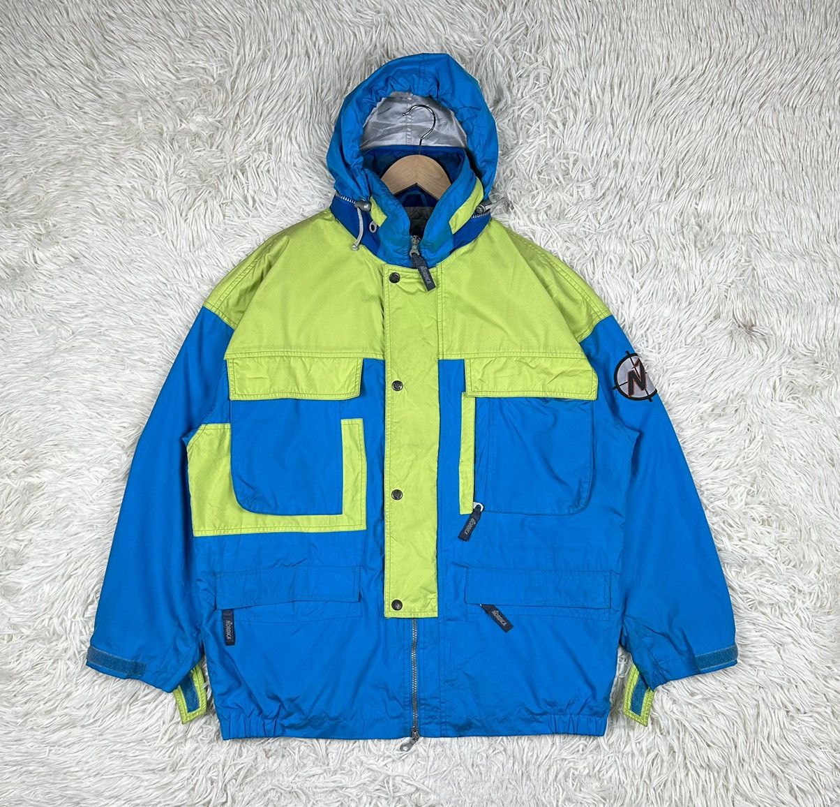 Japanese Brand × The North Face NORDICA Technical Sportsystem Windbreaker Parka Jacket💥 Size US XL / EU 56 / 4 - 1 Thumbnail