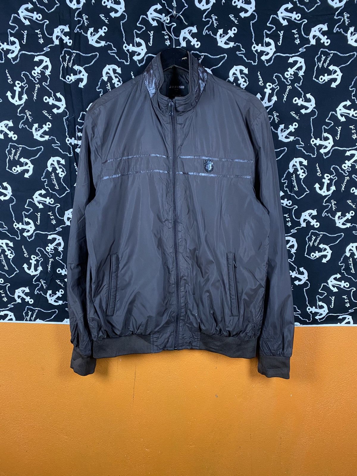 Vintage J.P. Fushi Homme Men’s Vintage Jacket – Blue Pattern Lining Size US L / EU 52-54 / 3 - 3 Thumbnail