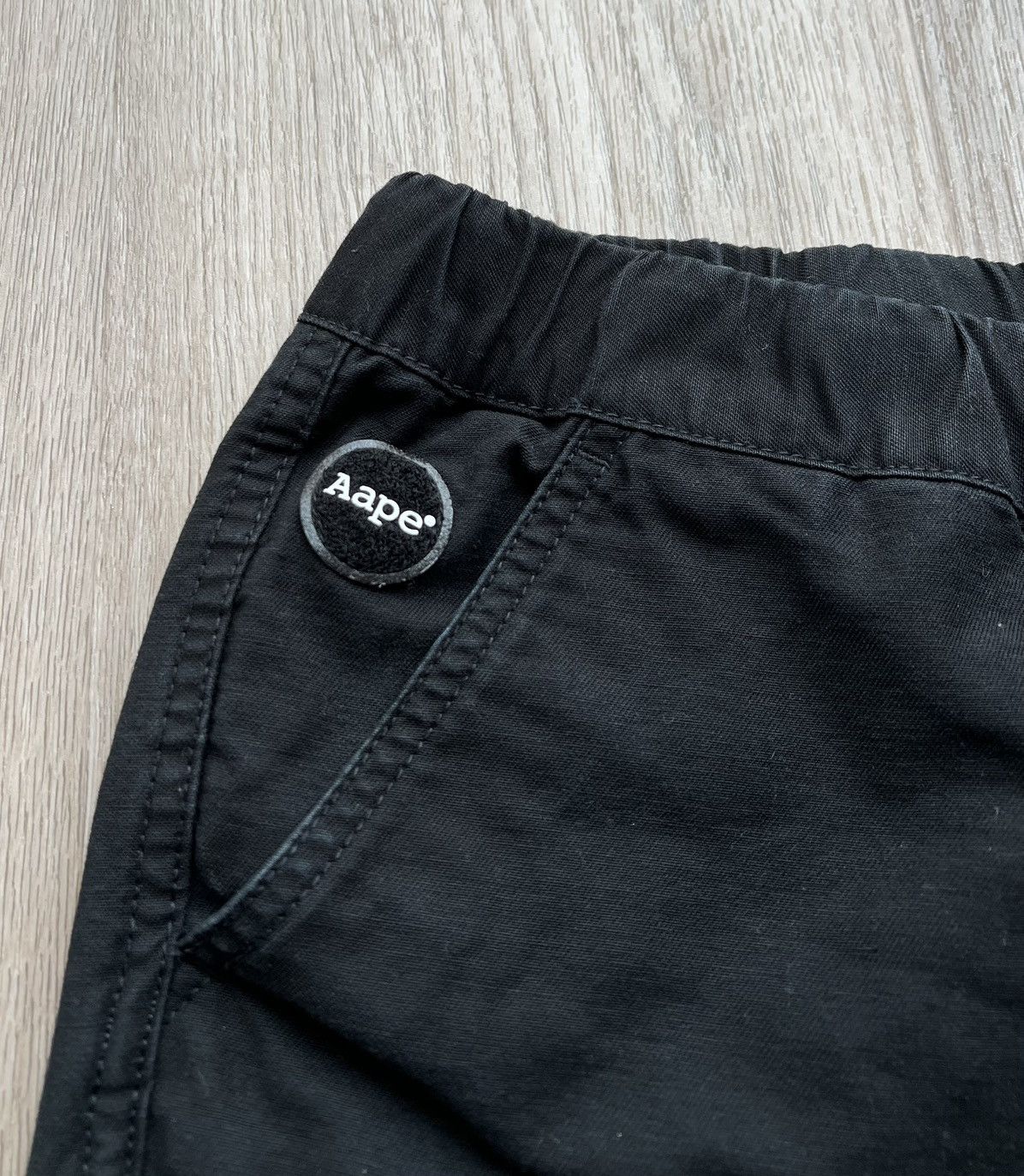 Aape Aape By A Bathing Ape Black Cargo Pants Size US 30 / EU 46 - 6 Thumbnail