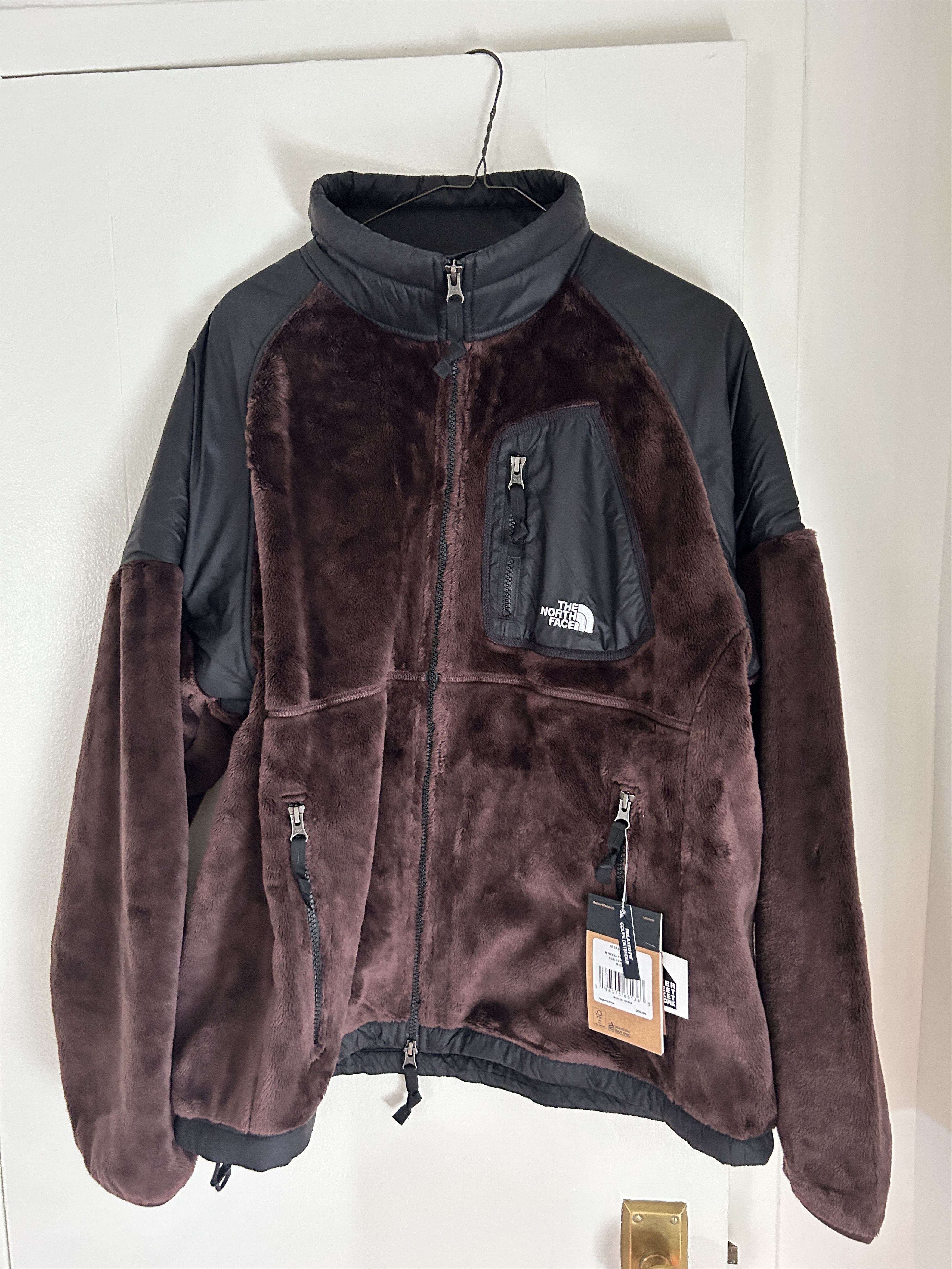 The North Face Men's Versa Velour Jacket Burgundy/Black Medium Size US M / EU 48-50 / 2 - 1 Thumbnail