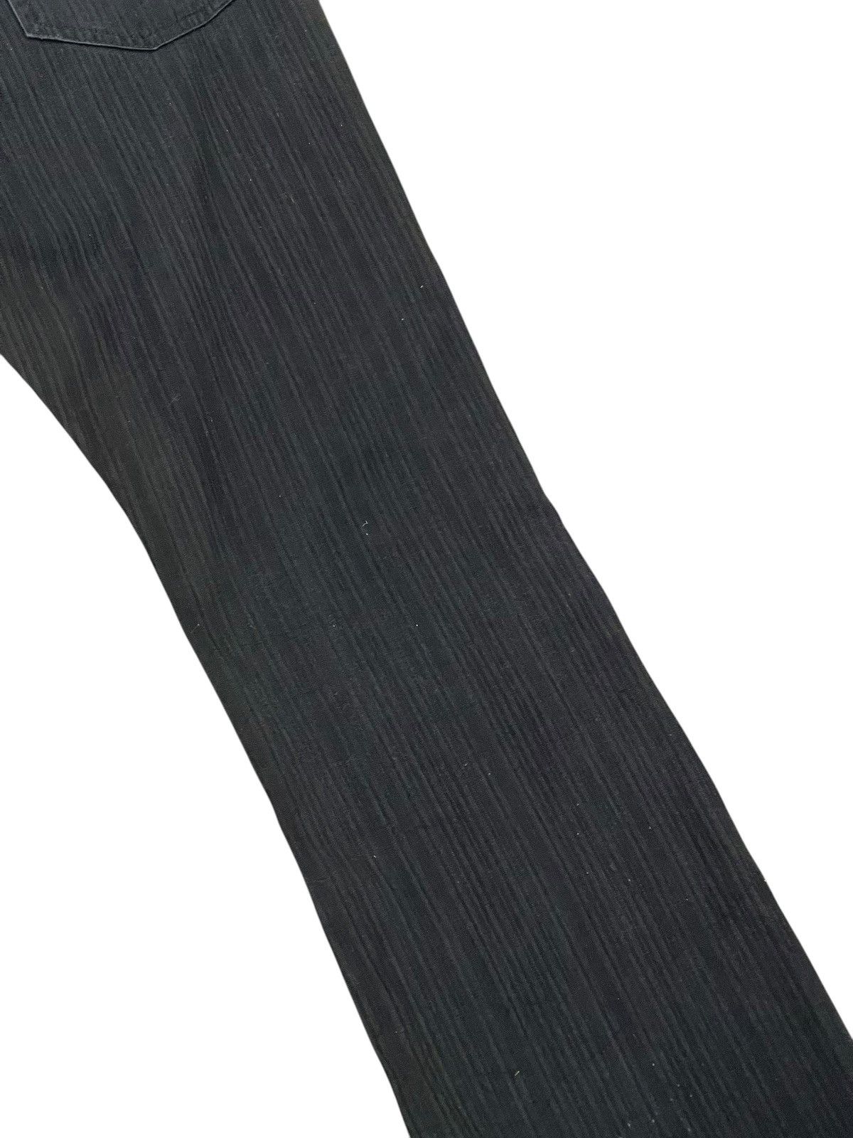 Japanese Brand Flare Jeans Mens Melrose Striped Boot Cut 8🟦 Size US 31 - 16 Thumbnail