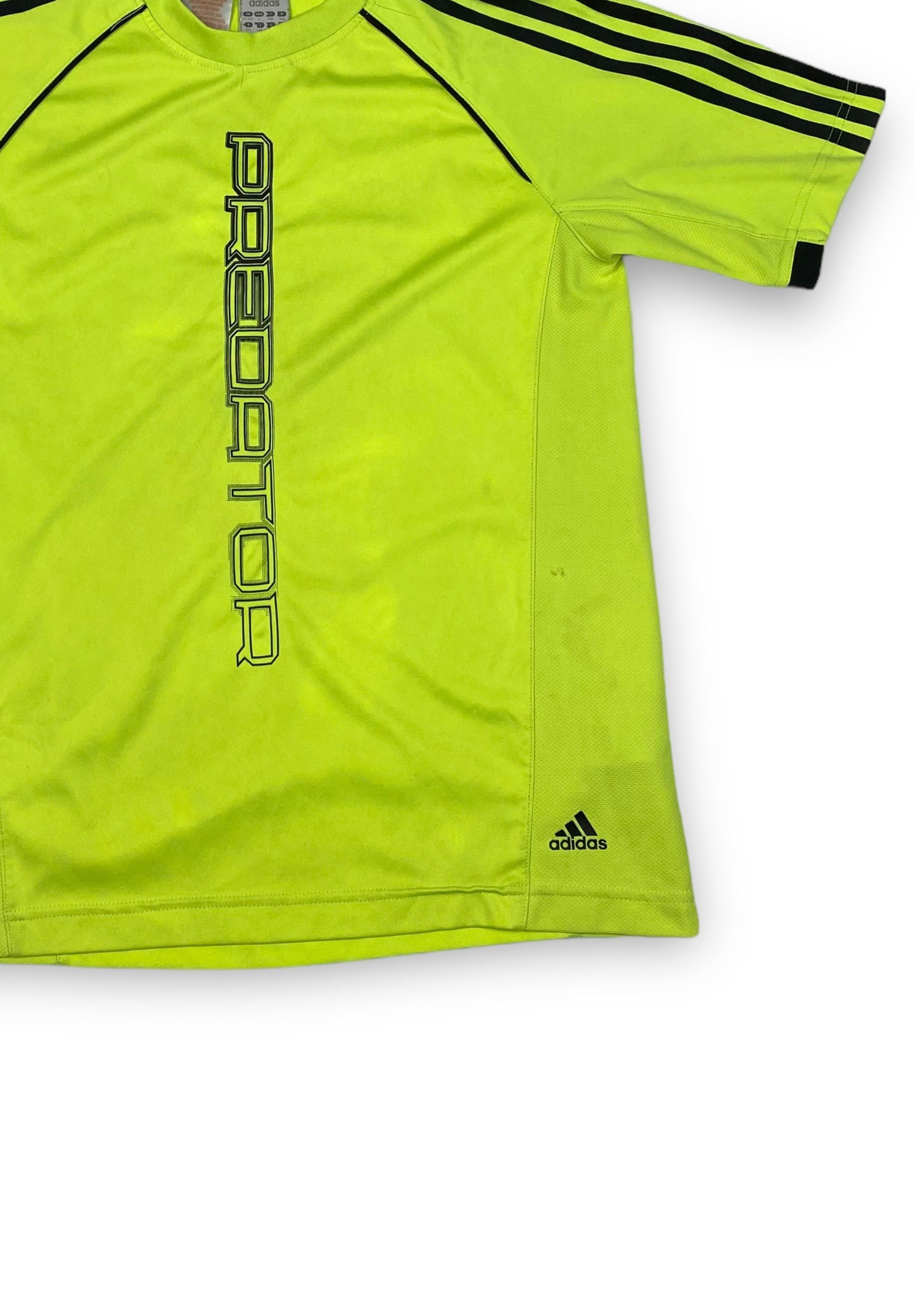 Adidas 2010 Vintage ADIDAS Predator Toxic Green Soccer T-Shirt M720 Size US S / EU 44-46 / 1 - 2 Thumbnail