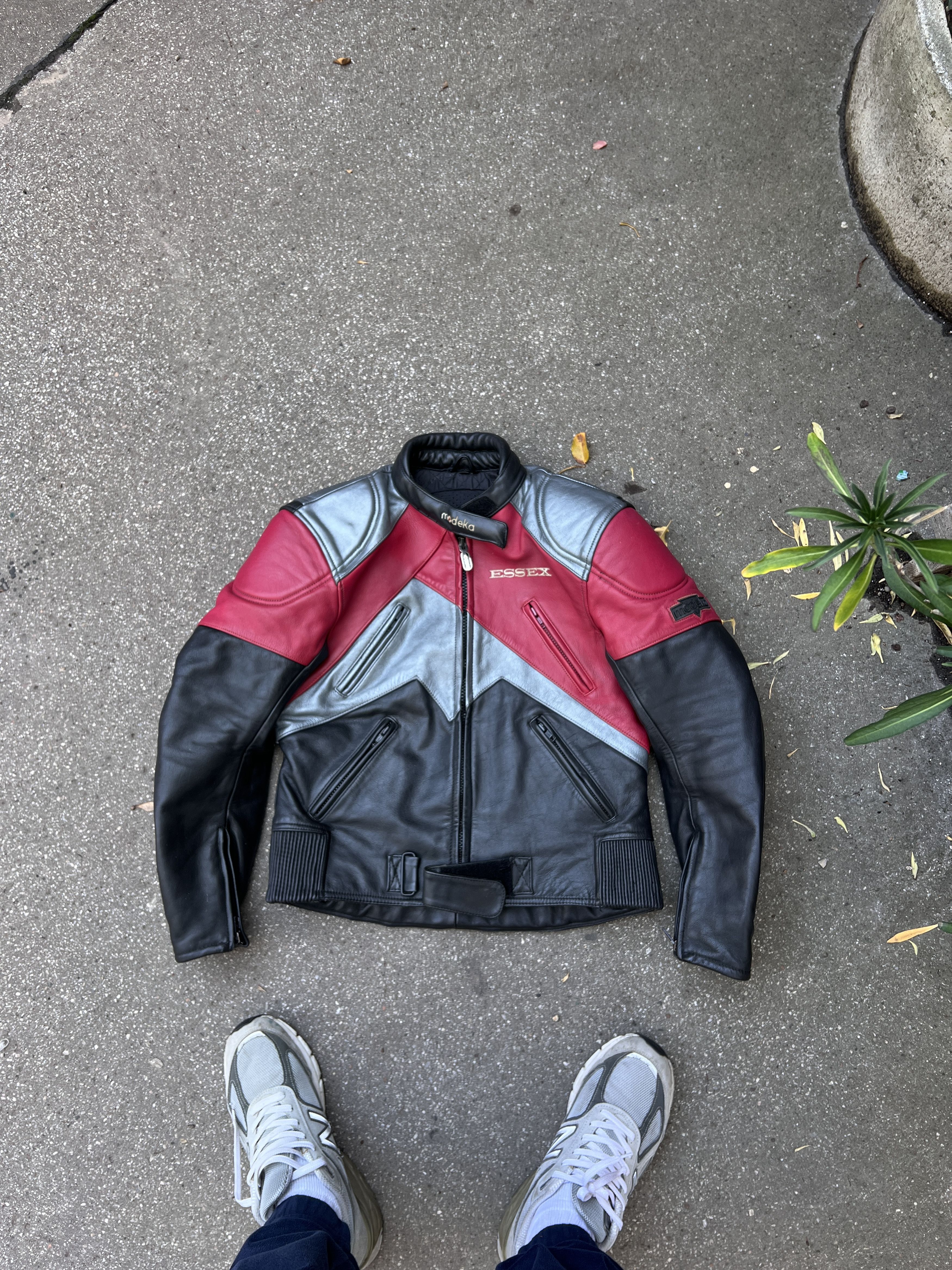 Le Grande Bleu (L.G.B.) Yohji Yamamoto Rick Owens Style Nascar Racing Leather Jacket Size US XS / EU 42 / 0 - 2 Thumbnail