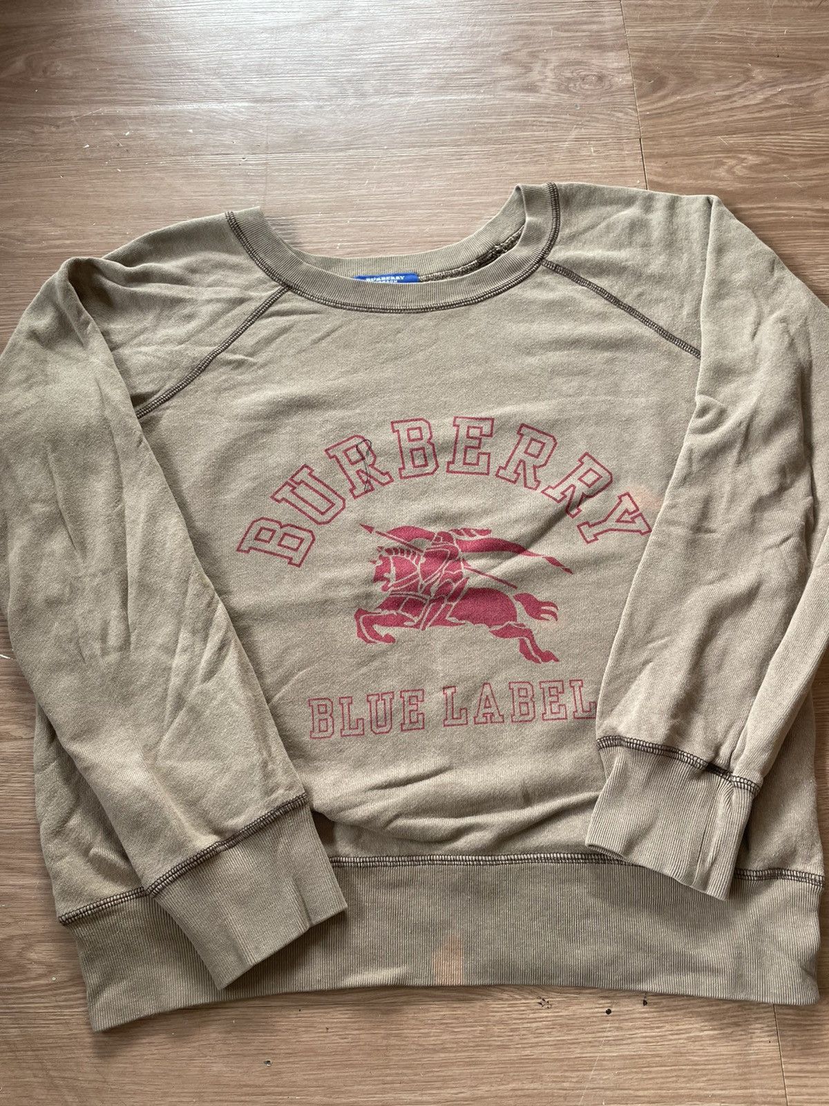 Burberry Burberry london blue label big logo sweatshirt Size US S / EU 44-46 / 1 - 1 Thumbnail