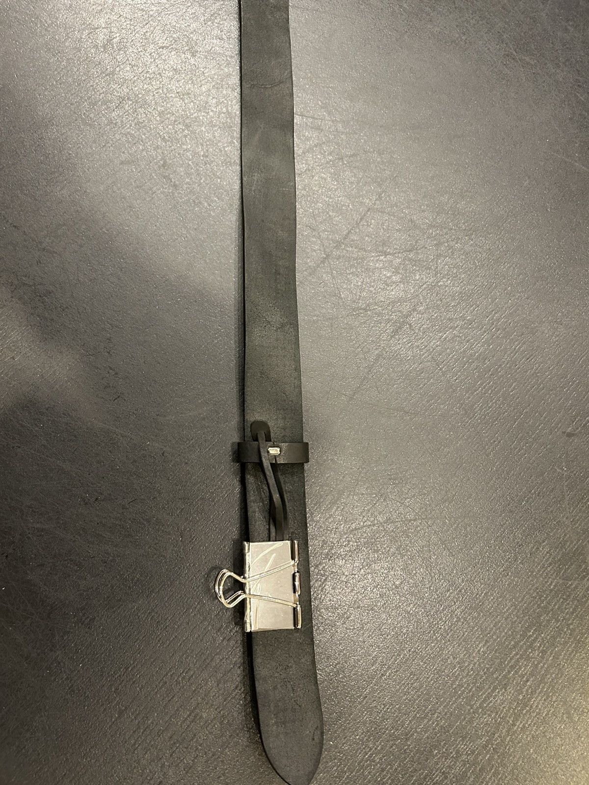 Vetements Vetements Binder Clip Leather Belt Size ONE SIZE - 5 Thumbnail