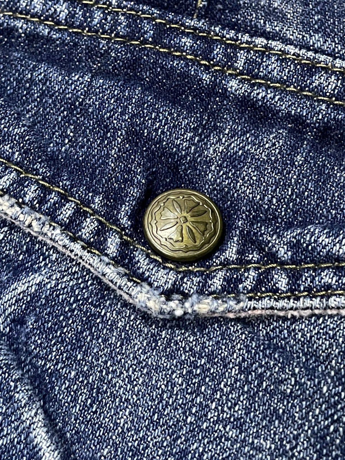 Hysteric Glamour ETBOITE Japan Cargo Flare Surplus Denim Jeans Size US 30 / EU 46 - 20 Thumbnail
