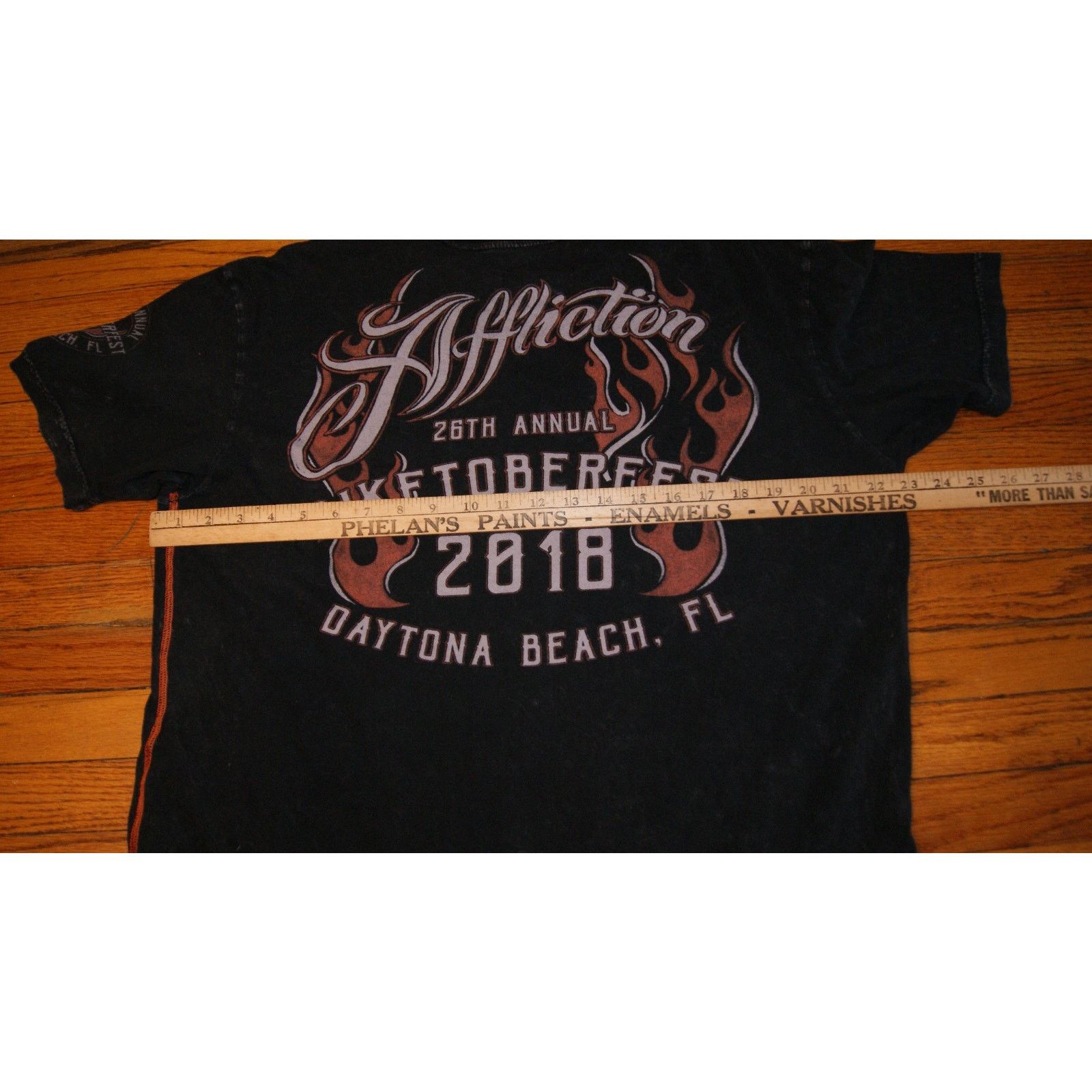 Affliction Affliction Daytona Bike Week 2018 Biketoberfest XL TShirt Size US XL / EU 56 / 4 - 7 Thumbnail