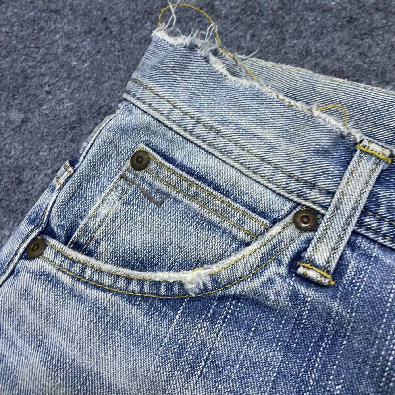 If Six Was Nine 💥Best offer💥Vintage Lee Cowboy Selvegde Distressed Denim Size US 30 / EU 46 - 10 Thumbnail