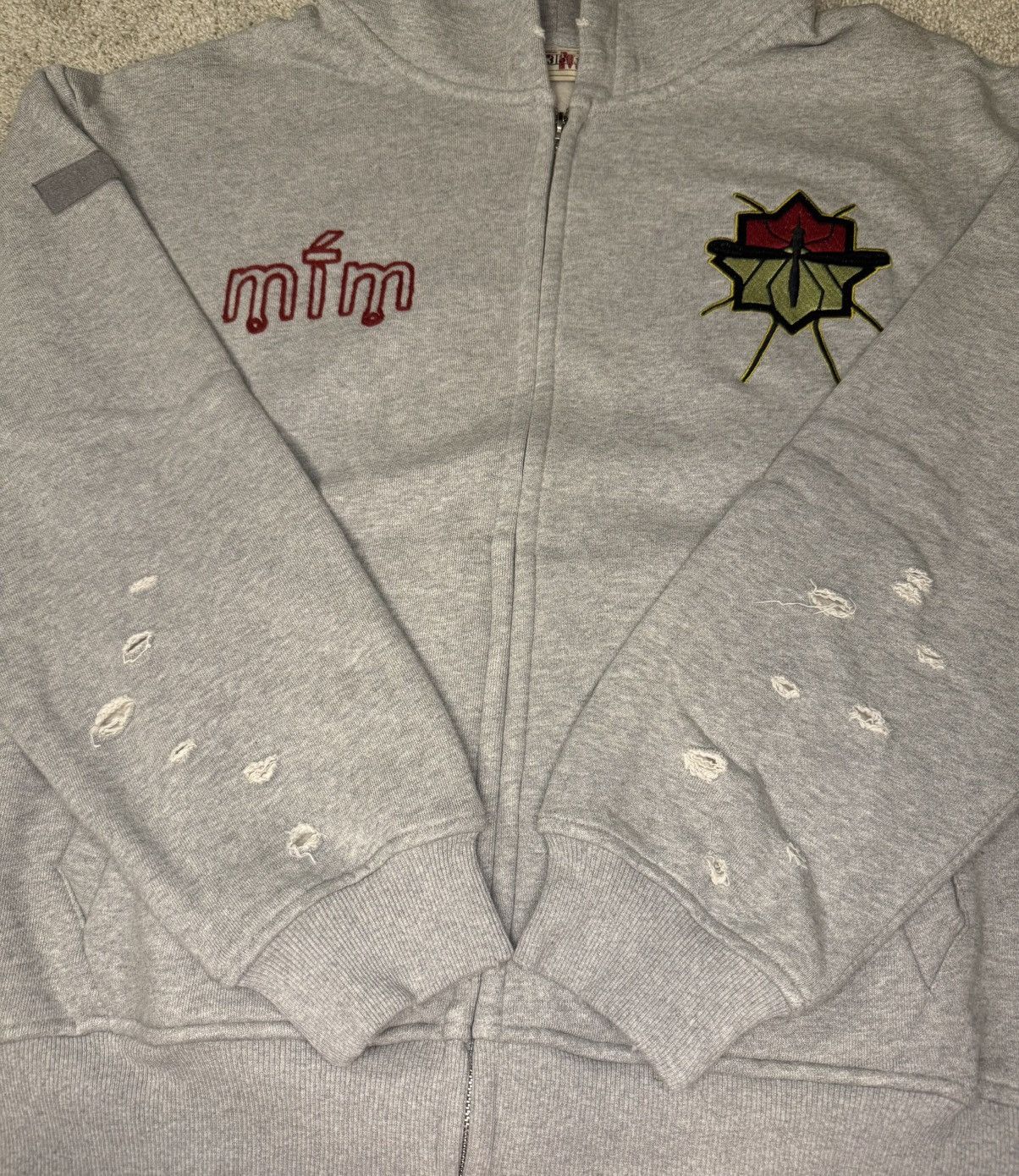 murd333r.fm Murd333r FM Special Ops Zip Up Hoodie (Militia Shadow) Size US XL / EU 56 / 4 - 4 Thumbnail