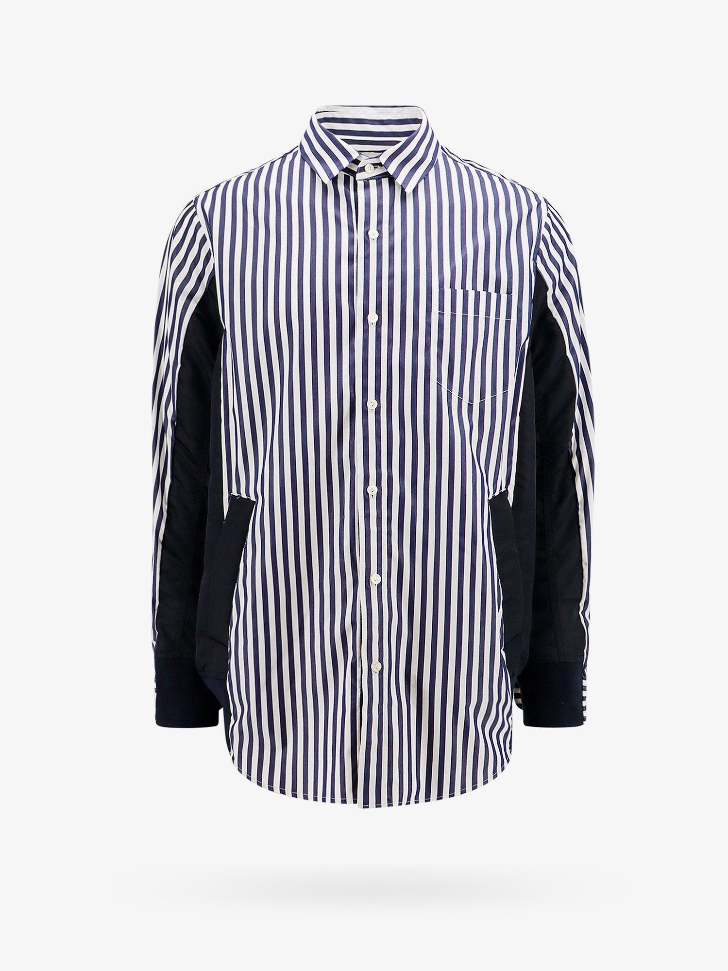 image of Sacai Shirt Man Blue Shirts, Men's (Size Medium)