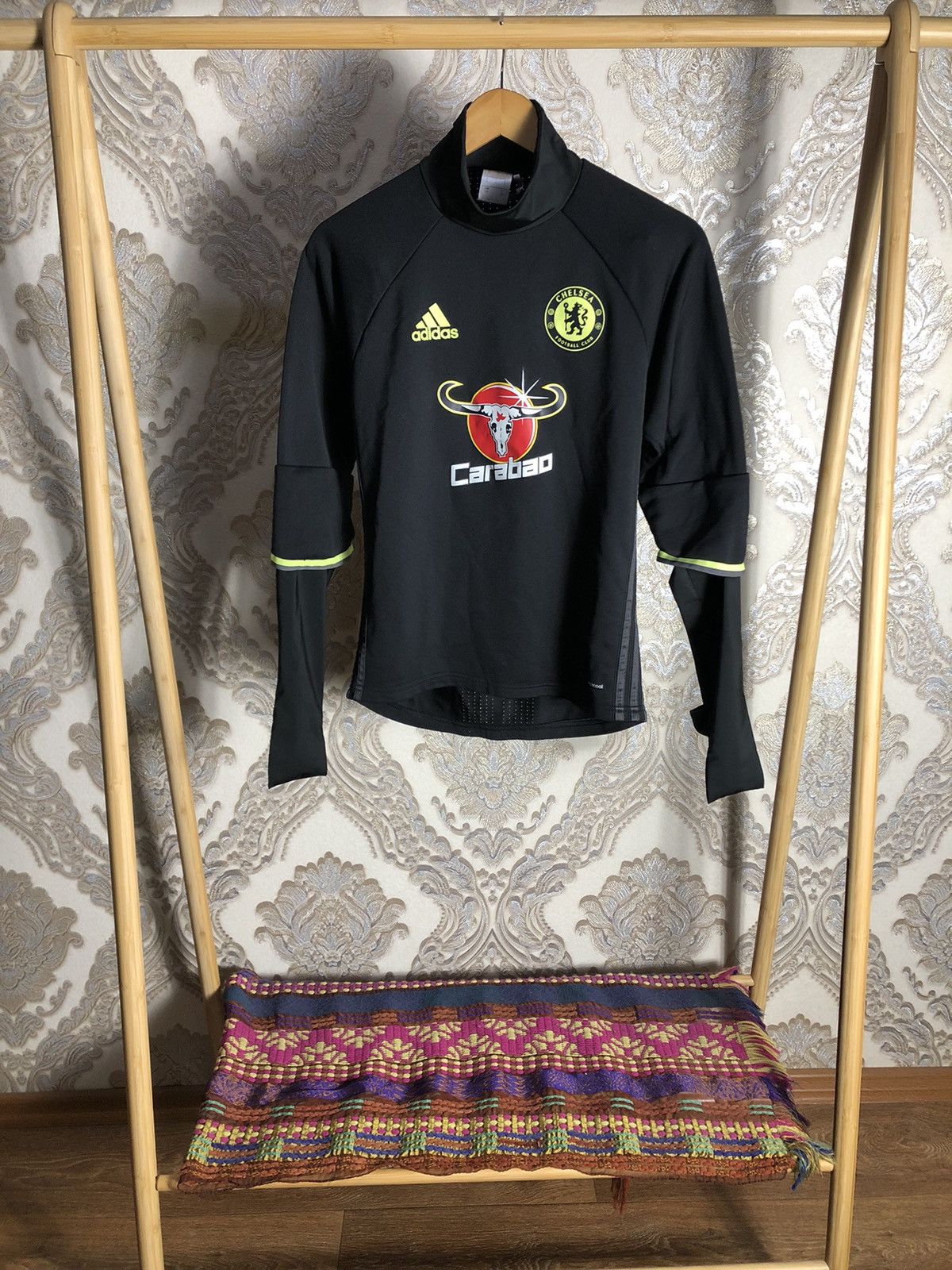 Vintage VERY RARE ADIDAS FC CHELSEA LONDON ENGLAND SOCCER JERSEY 90s Size US S / EU 44-46 / 1 - 1 Thumbnail