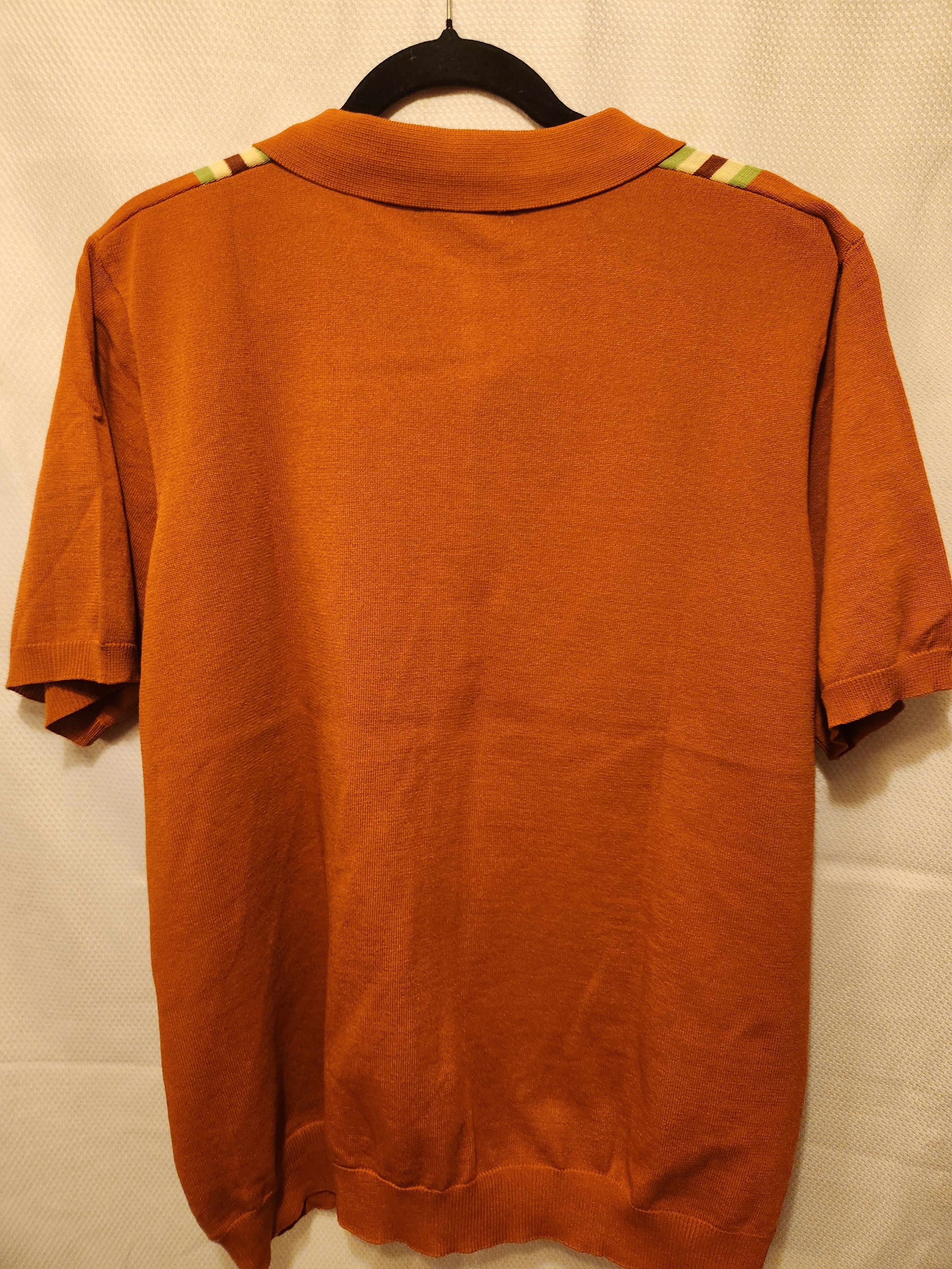 Other NWOT Retro Style Striped Short Sleeve Knit Shirt Size US XL / EU 56 / 4 - 5 Thumbnail