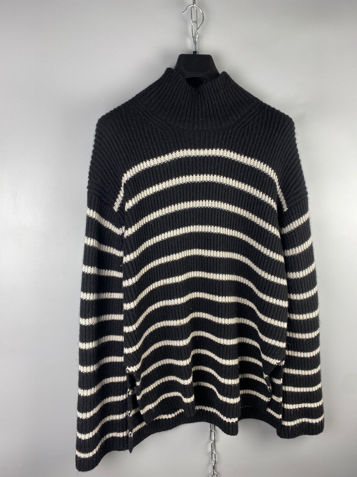 Allsaints All Saints Womens Oversized Knit Wool Sweater Jumper Size M / US 6-8 / IT 42-44 - 2 Thumbnail