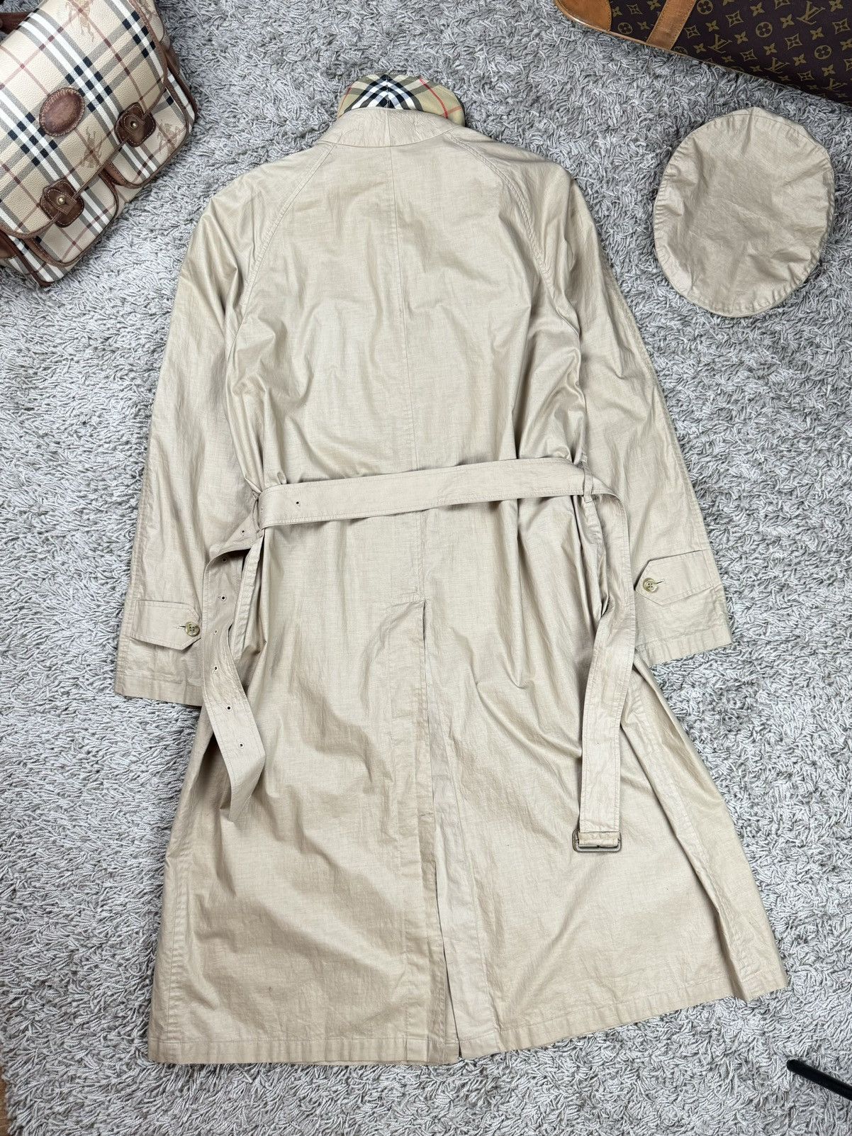 Burberry × Vintage Vintage trench coat Burberry original luxury streetwear item Size M / US 6-8 / IT 42-44 - 3 Thumbnail