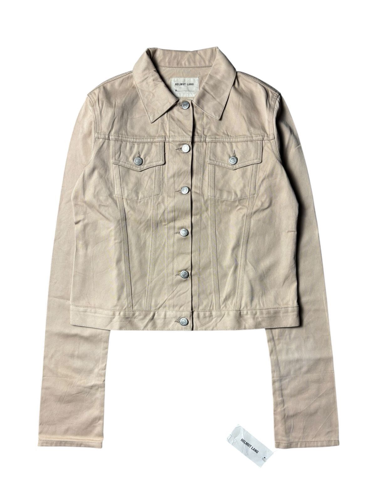 Helmut Lang 1996 Red Stripes Archive Latex Denim Jacket Raf Simons