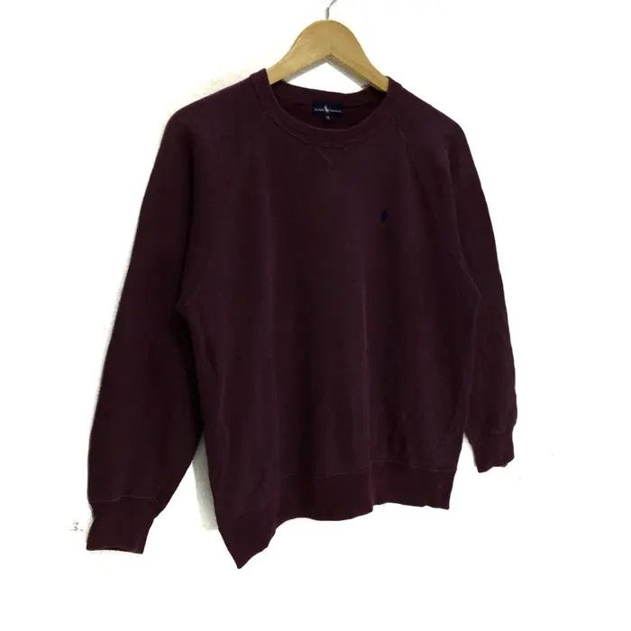 Polo Ralph Lauren Vtg POLO RALPH LAUREN Small Pony Purple Sweatshirt Sweater Size US M / EU 48-50 / 2 - 6 Thumbnail