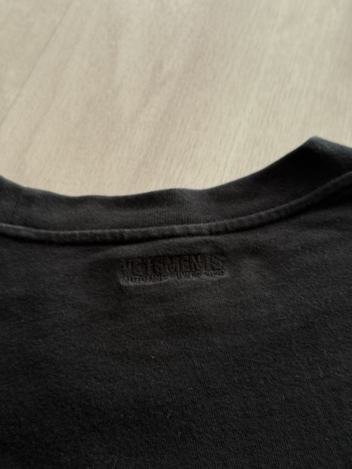 Vetements LAUNDRY TAG TEE Size US S / EU 44-46 / 1 - 4 Thumbnail