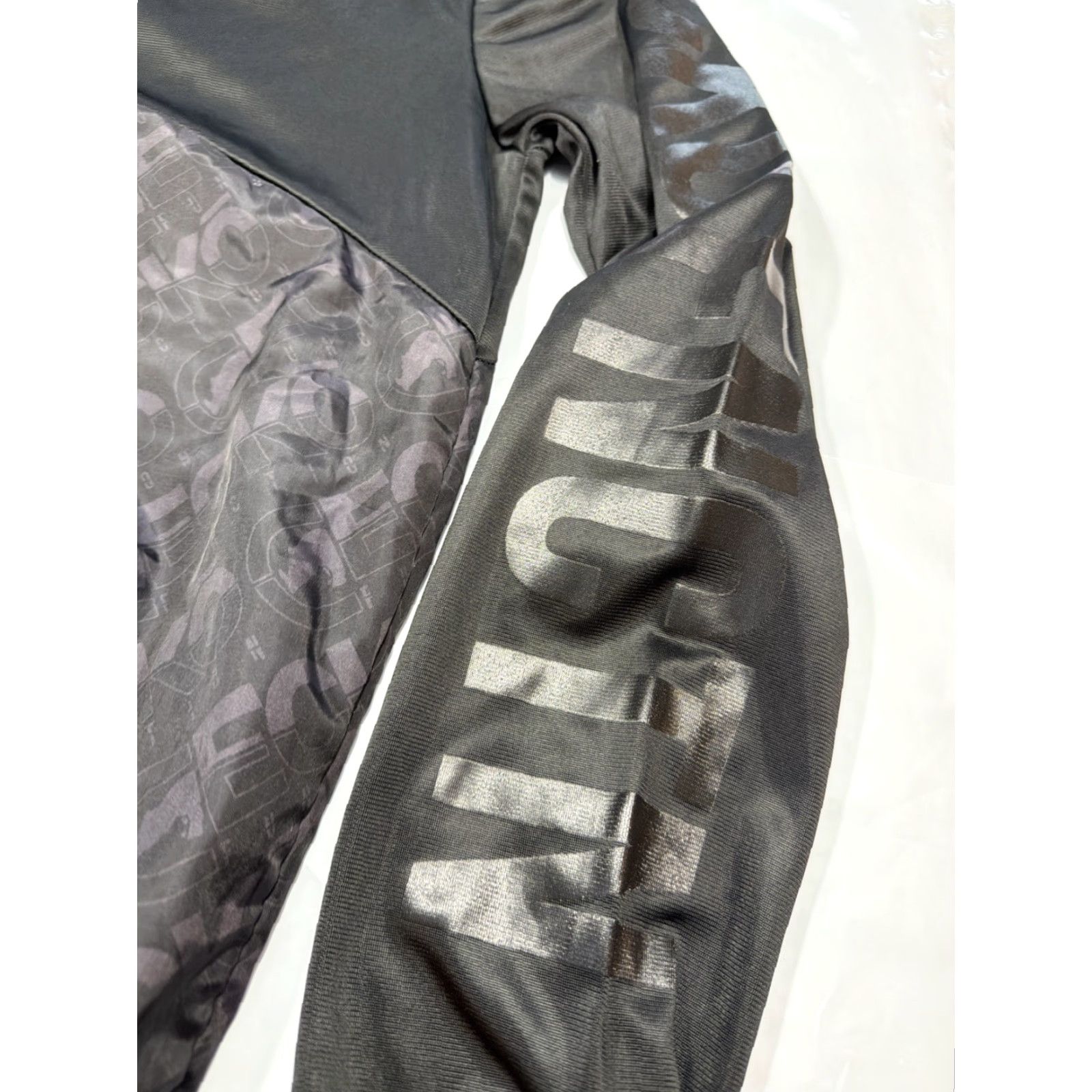 Vintage VINTAGE Ecko Function Black white Hooded Zip Up Athletic Silk Jacket Spellout Mens Med Jacket Size US M / EU 48-50 / 2 - 4 Thumbnail
