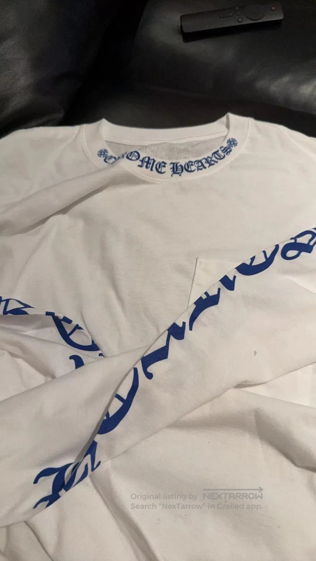 Chrome Hearts Chrome Hearts White Blue Logo Long Sleeve. Size US L / EU 52-54 / 3 - 8 Thumbnail
