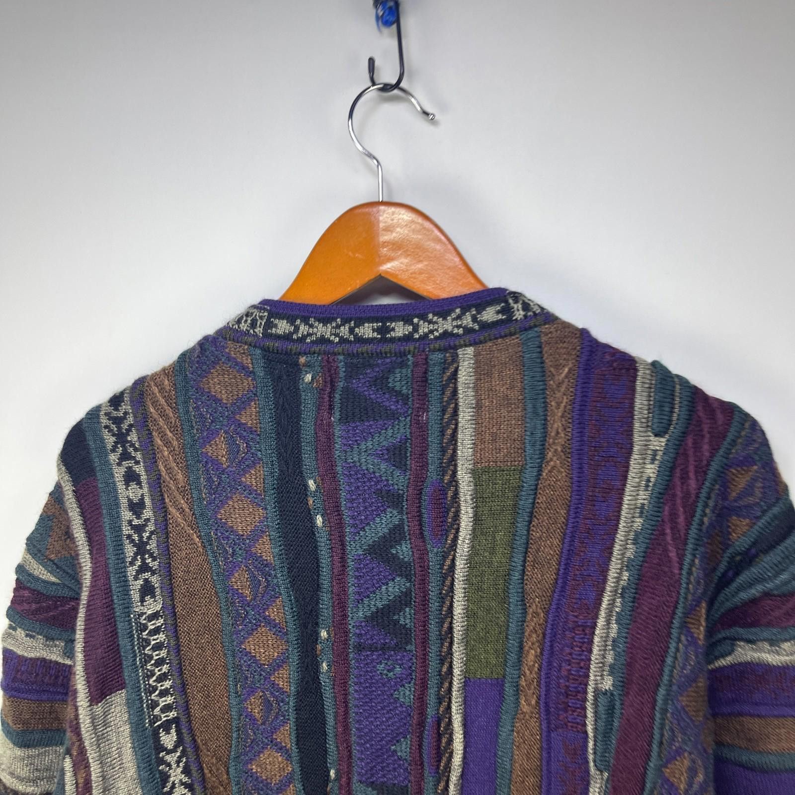 Cabelas Vintage 90s Tosani Coogi Style 3D Knit Sweater Size Medium Size US XL / EU 56 / 4 - 8 Thumbnail
