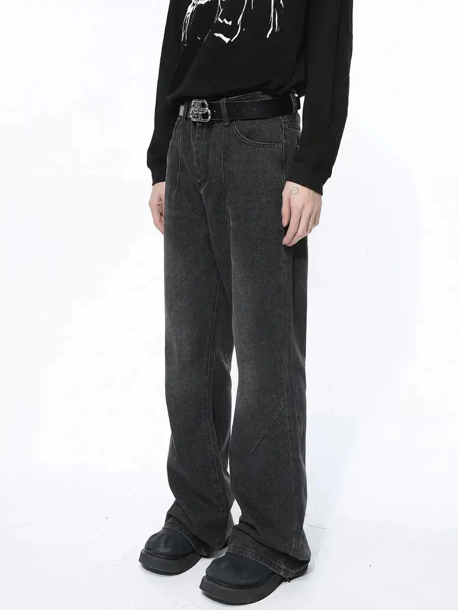 Japanese Brand Retro loose casual high street micro flared jeans Size US 32 / EU 48 - 1 Thumbnail