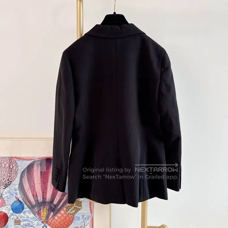Dior Dior Black shield suit jacket Size M / US 6-8 / IT 42-44 - 2 Thumbnail