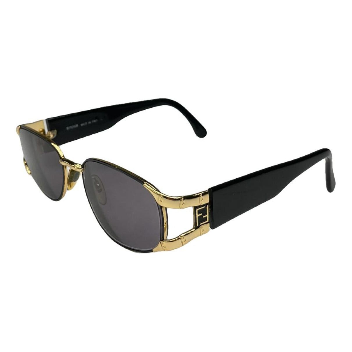 Fendi Black Metal Sunglasses Size ONE SIZE - 1 Thumbnail