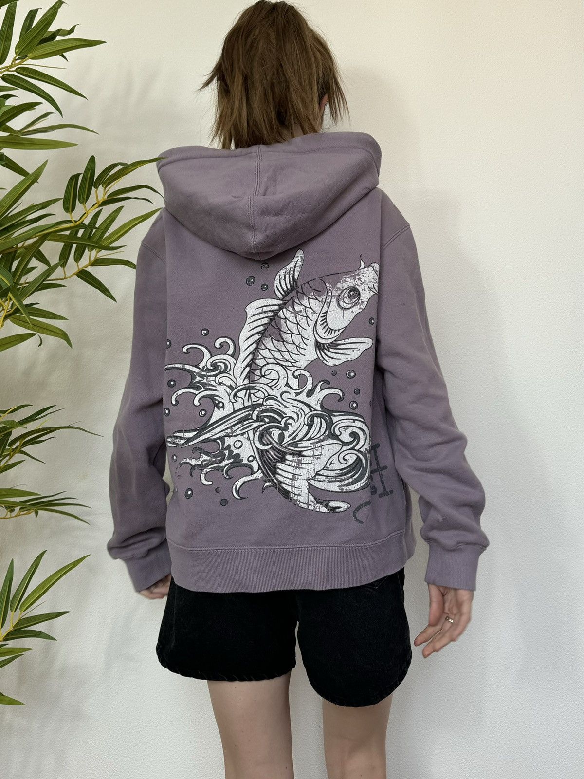Ed Hardy ED HARDY x URBAN FISH ZIP HOODIE Size M / US 6-8 / IT 42-44 - 6 Thumbnail