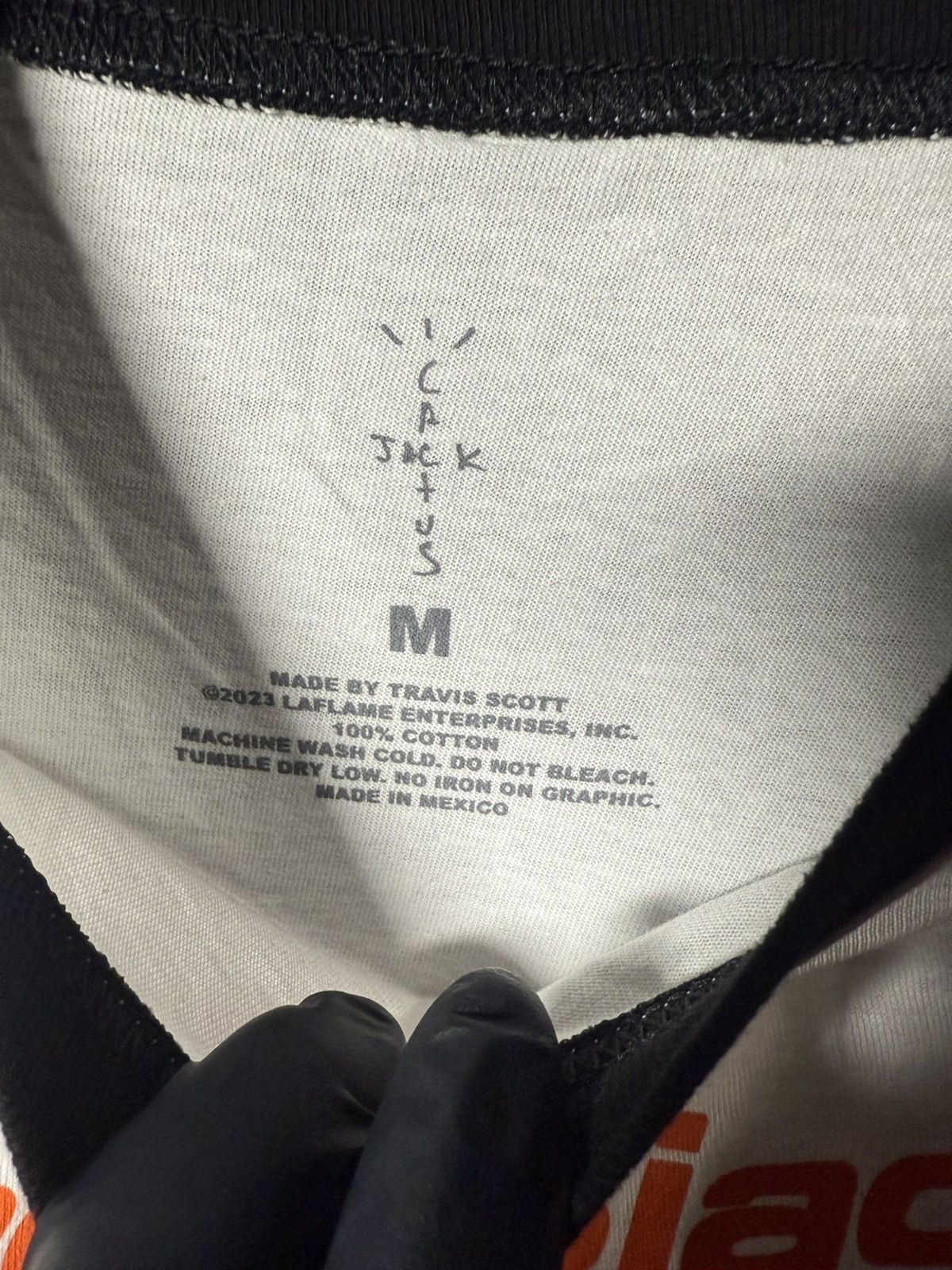 Travis Scott Travis Scott Curveball Ringer Tee Size US M / EU 48-50 / 2 - 2 Thumbnail