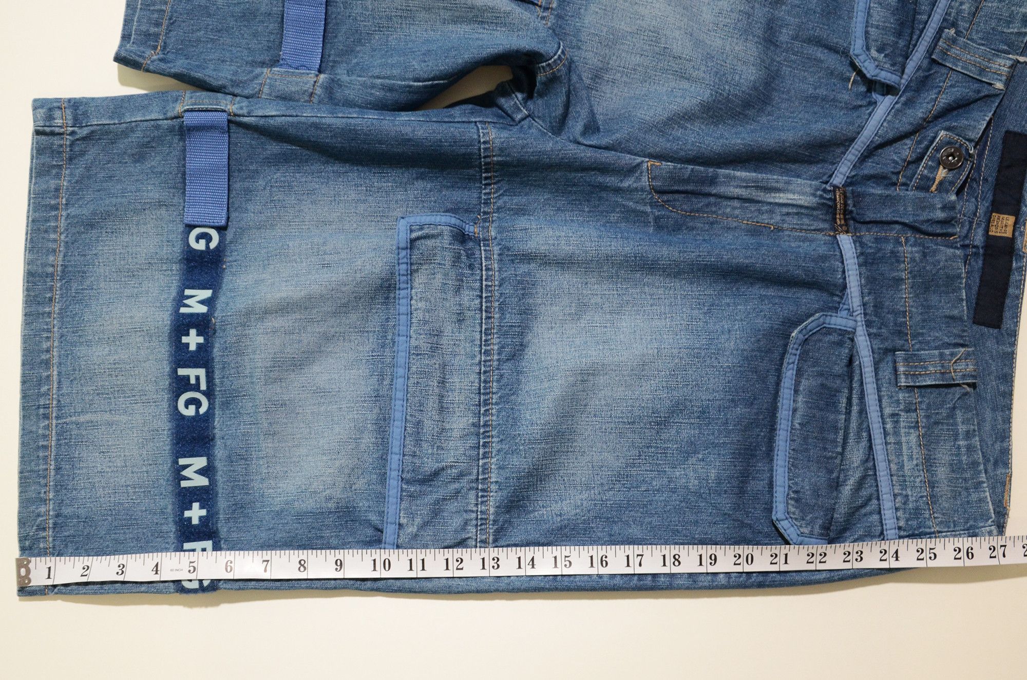 Marithe + Francois Girbaud M+FG W38 Cargo Jorts Hiphop 2006 Y2K Craft Size US 38 / EU 54 - 15 Thumbnail