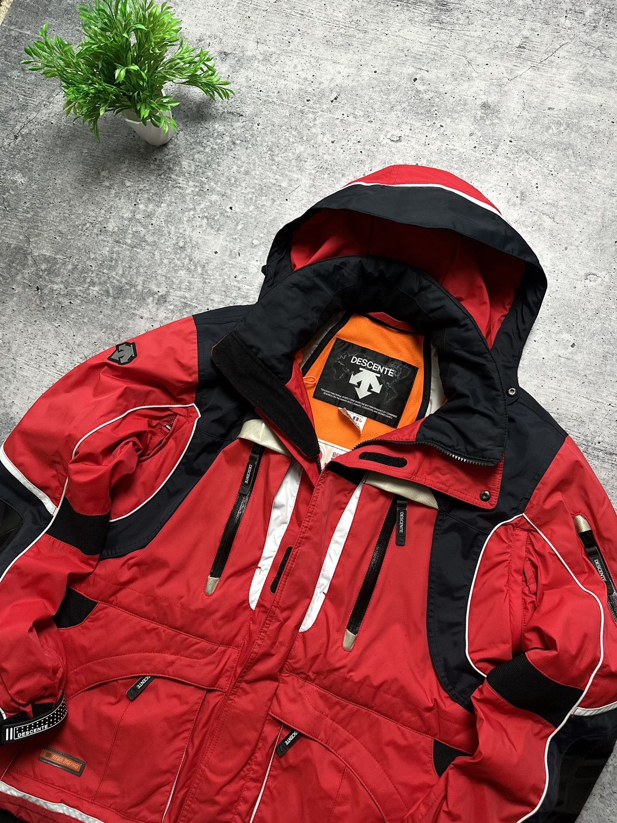 Descente Vintage 90s Descente Ski Goggle Pocket Jacket Titan Thermo Size US S / EU 44-46 / 1 - 4 Thumbnail