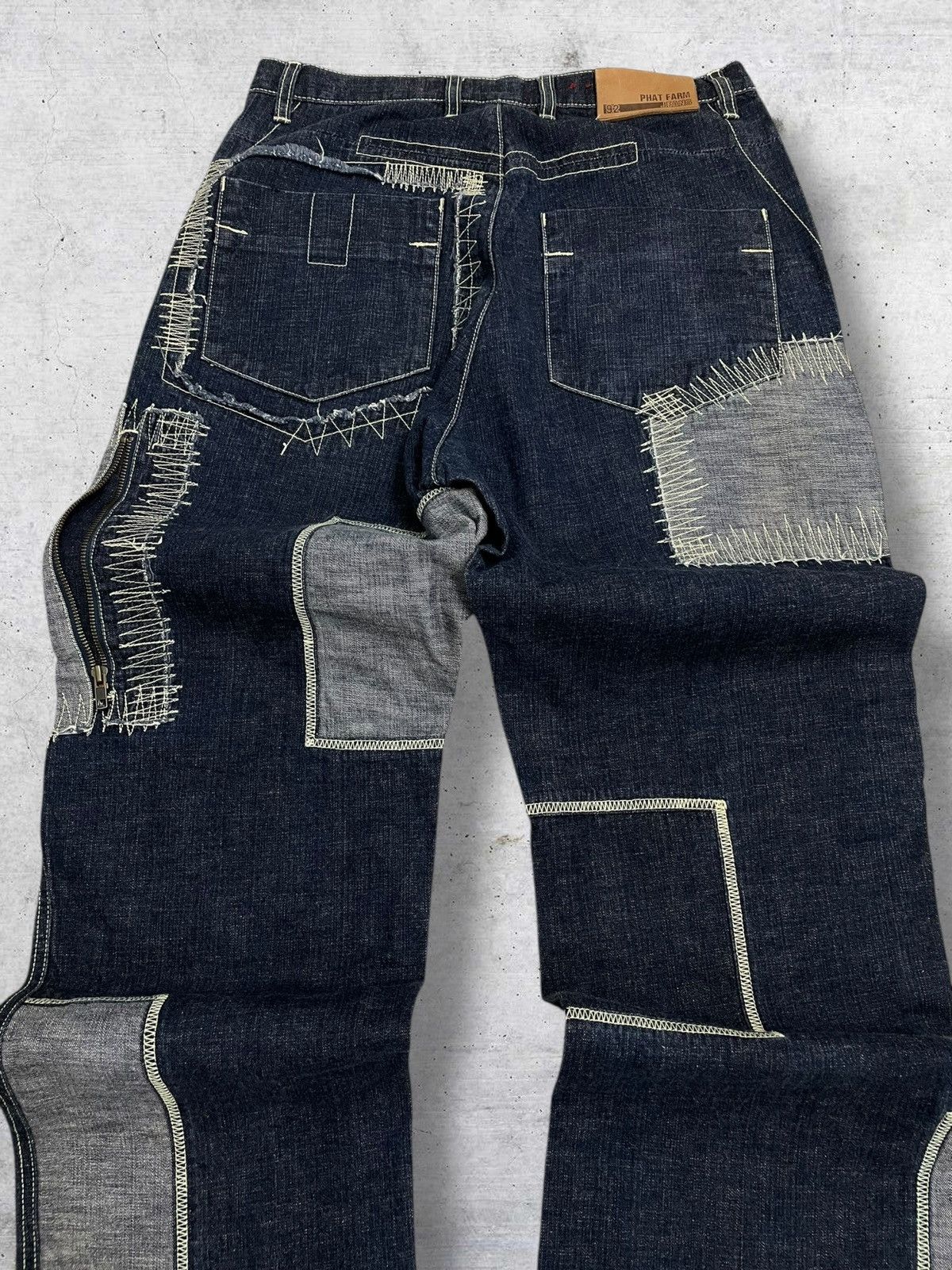 Hysteric Glamour VINTAGE PHAT FARM 90S OG JAPAN DESIGNER PATCHWORK DENIM Size US 32 / EU 48 - 12 Thumbnail