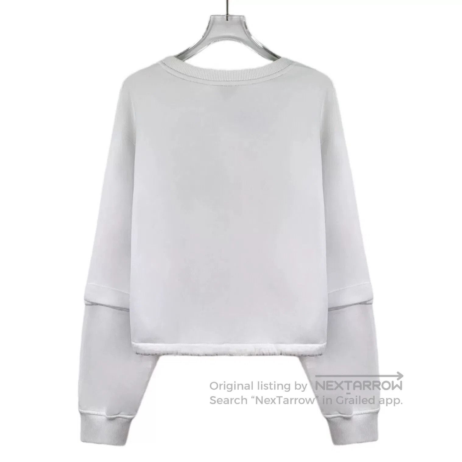 Fendi fendi white logo embroidered long sleeve sweatshirt. Size US S / EU 44-46 / 1 - 2 Thumbnail