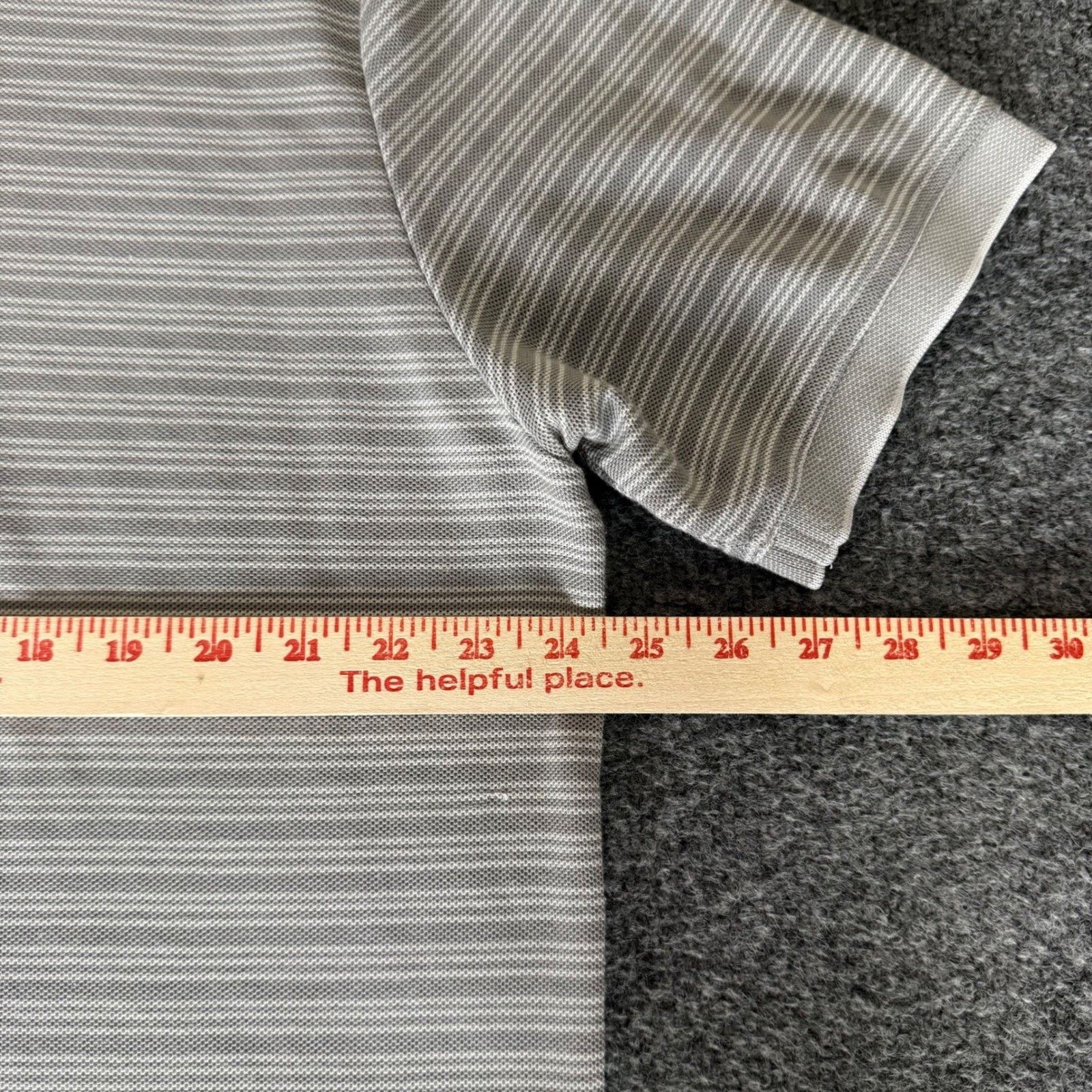 Tommy Bahama Tommy Bahama Mens IslandZone Polo Shirt XL Gray Striped Size US XL / EU 56 / 4 - 6 Thumbnail