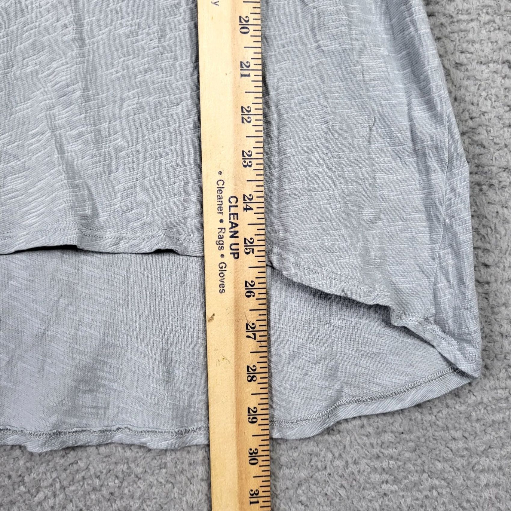 Vintage LEFT OF CENTER Tank Top Women M Gray Cotton Blend Sleeveless Round Neck Basic Casual Size M / US 6-8 / IT 42-44 - 5 Thumbnail