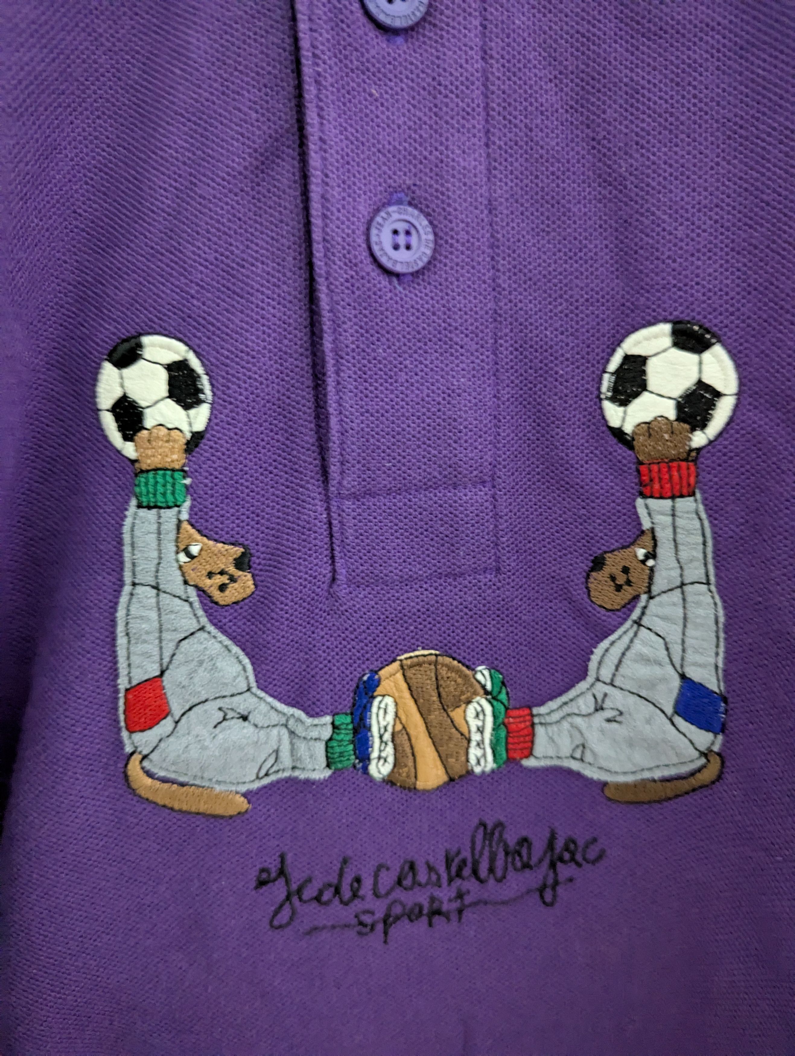 Jean Charles De Castelbajac Jean Charles de castelbajac sport long sleeve polo shirt Size US S / EU 44-46 / 1 - 3 Thumbnail