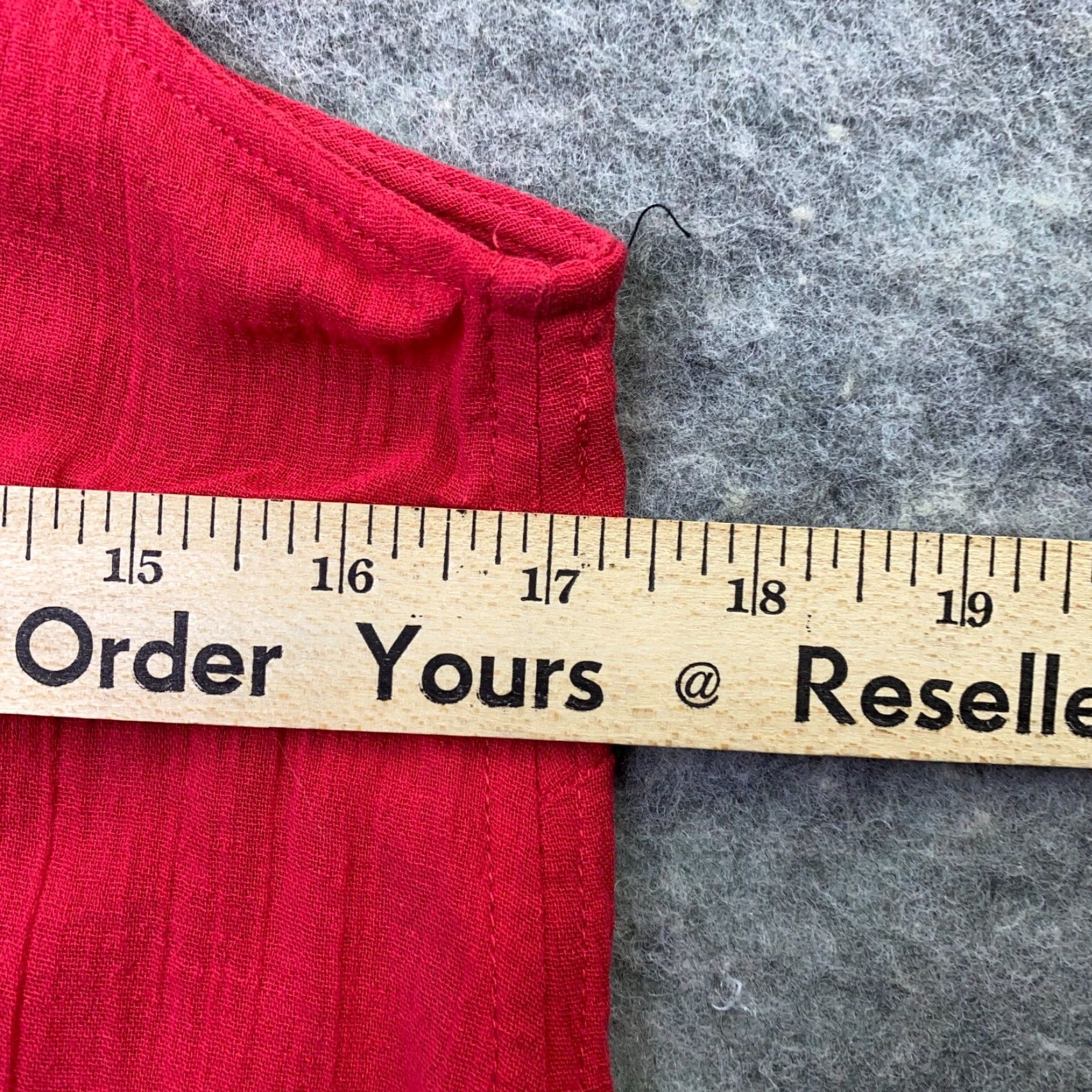 Vintage Universal Thread Shirt Womens Medium Red Blouse Spaghetti Strap Semi-Sheer Top Size M / US 6-8 / IT 42-44 - 7 Thumbnail