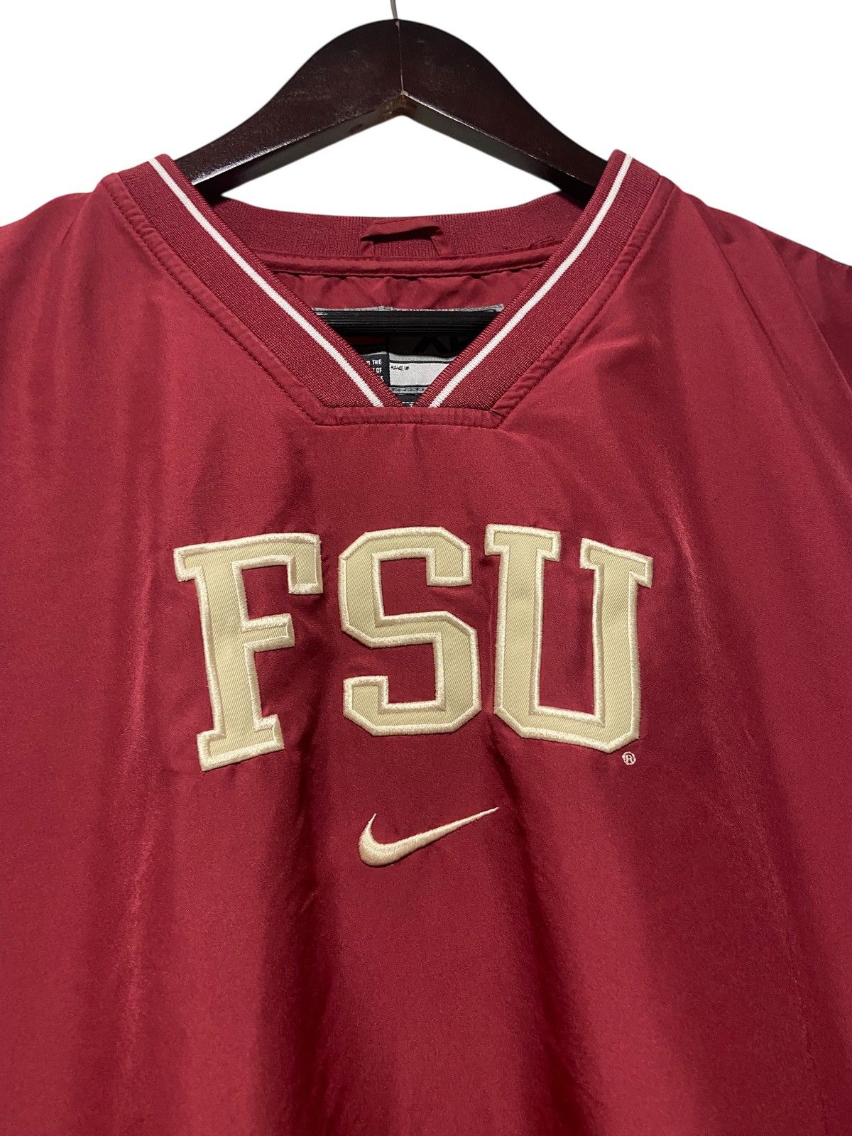 Nike VTG Florida State Jacket Mens XL FSU Nike Center Swoosh Size US XL / EU 56 / 4 - 2 Thumbnail