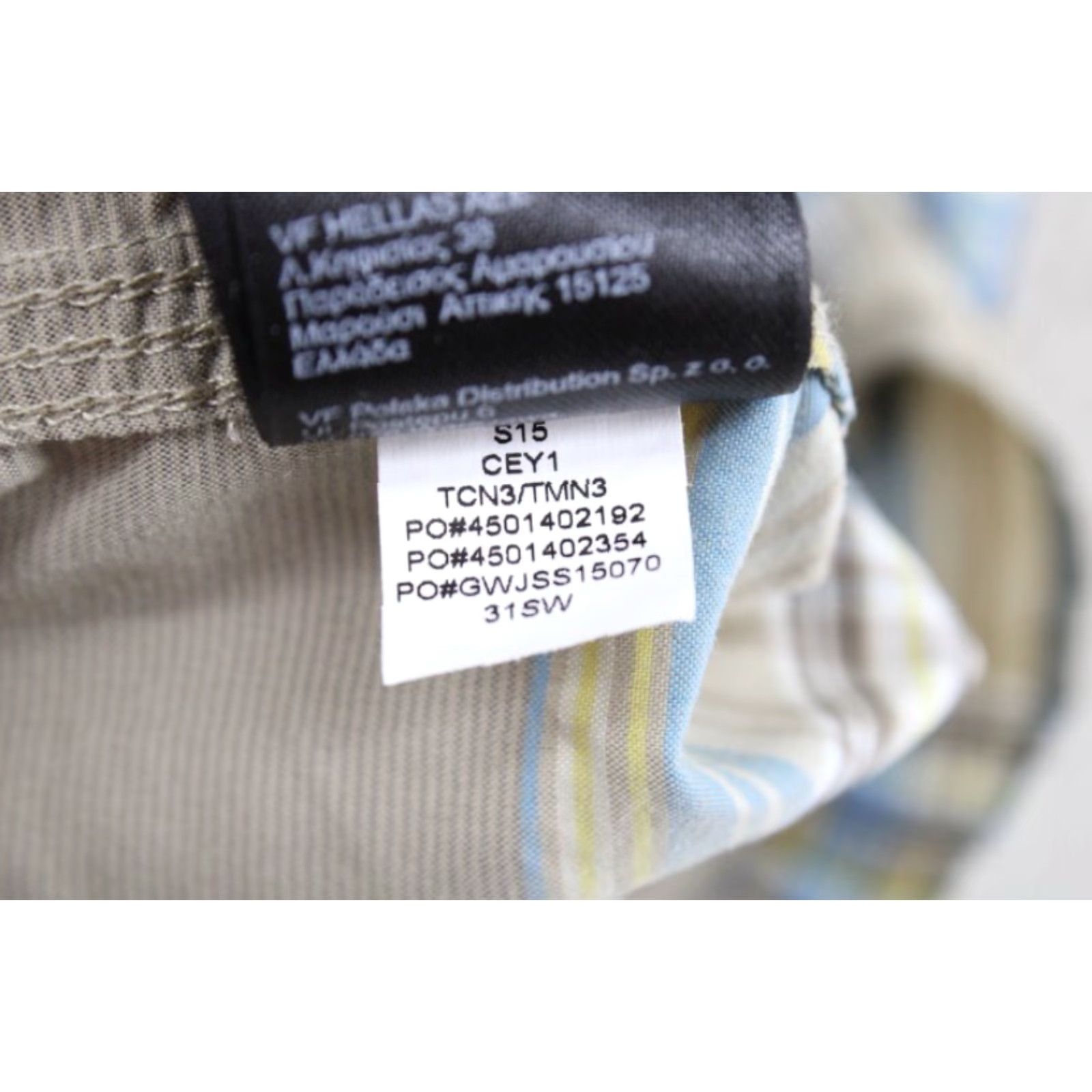 The North Face The North Face Shirt Men's XL Beige Plaid Short Sleeve Button-Up Outdoors Preppy Size US XL / EU 56 / 4 - 7 Thumbnail