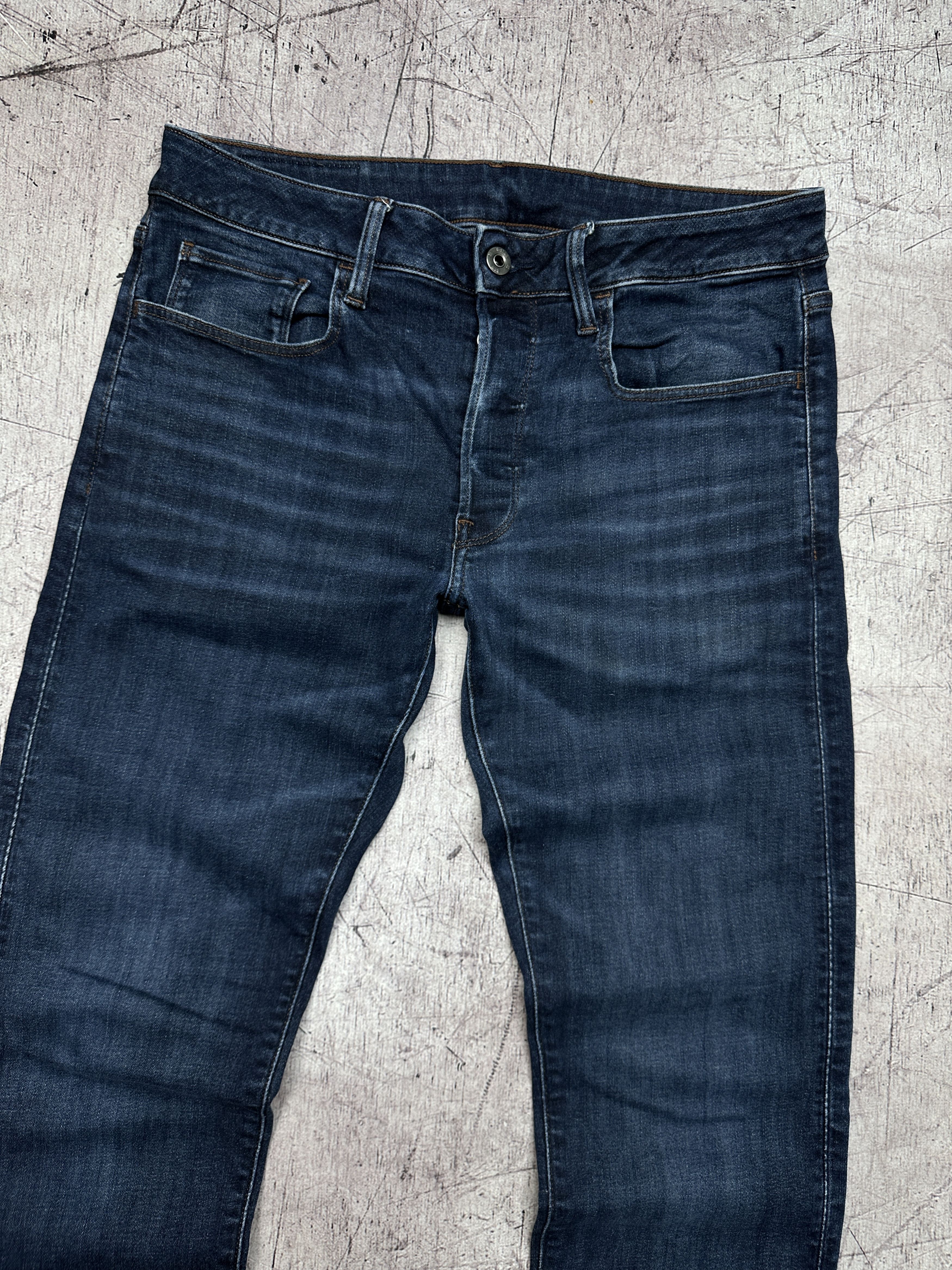 G-Star G Star Raw Mens 3301 Deconstructed Slim Denim Pants Jeans Size US 32 / EU 48 - 2 Thumbnail