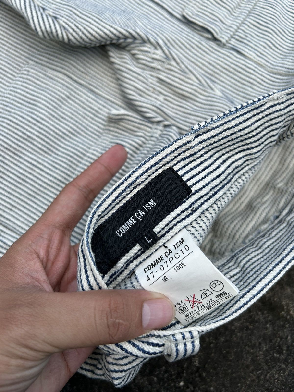 Comme Ca Ism 💸BINDINGOFFER💸Comme ca Ism Multi pocket stripe kinky Size US 32 / EU 48 - 4 Thumbnail