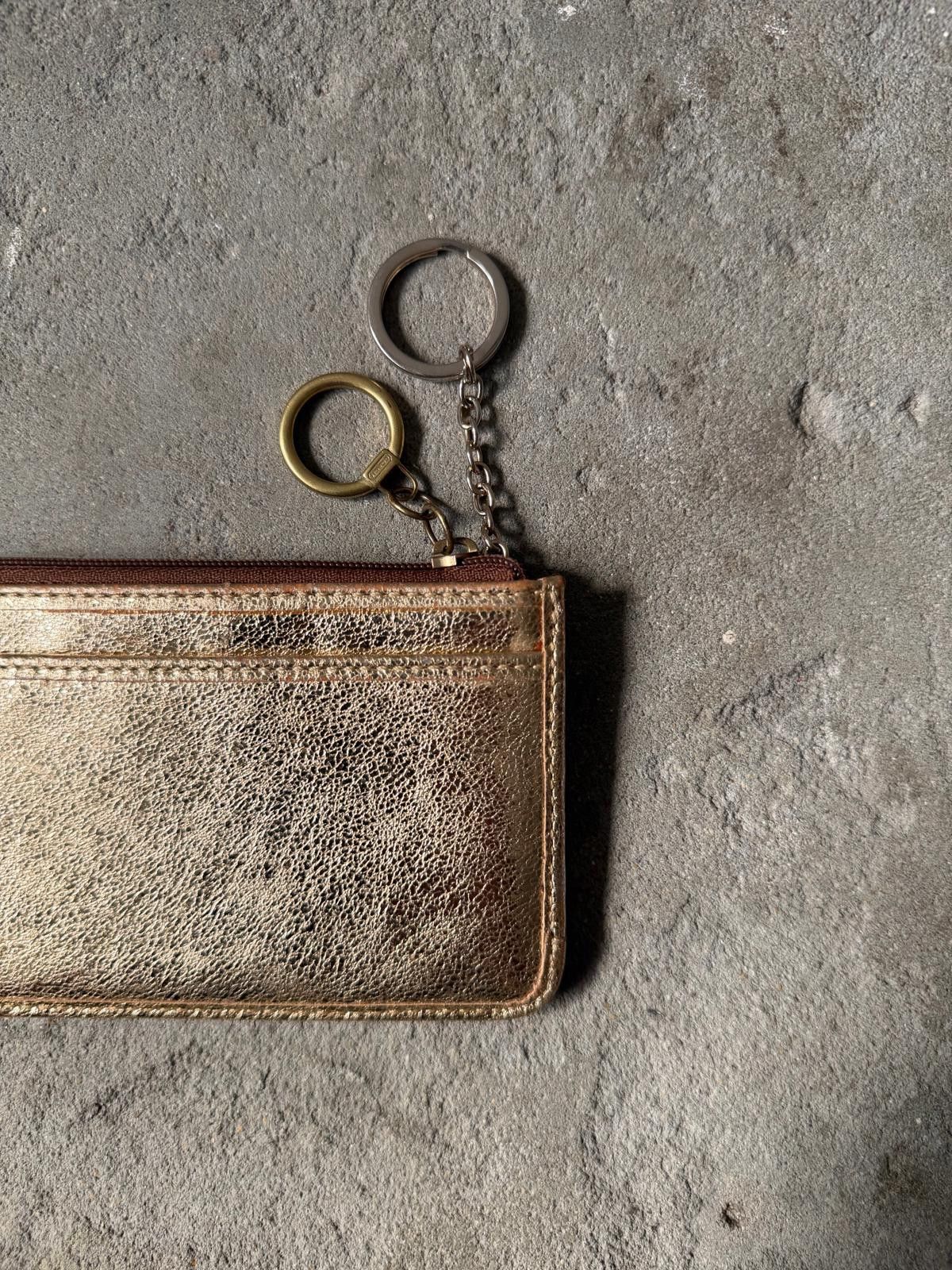 Coach Coach Poppy Coin Purse Gold Size ONE SIZE - 5 Thumbnail