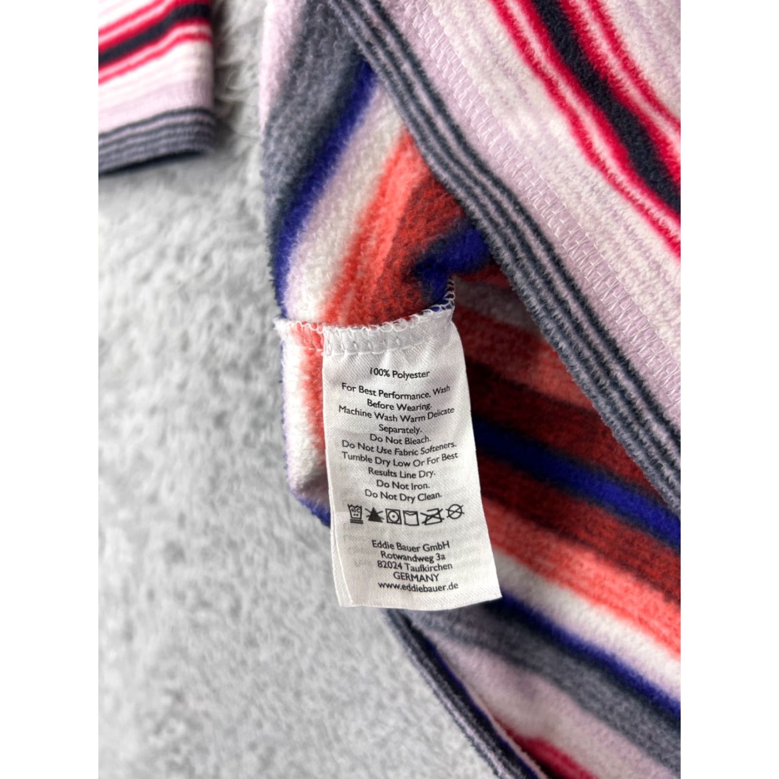 Eddie Bauer Eddie Bauer Womens Jacket M Red 1/4 Zip Fleece Polyester Mock Neck Casual Outdoor American Theme Mens Womens Size M / US 6-8 / IT 42-44 - 4 Thumbnail