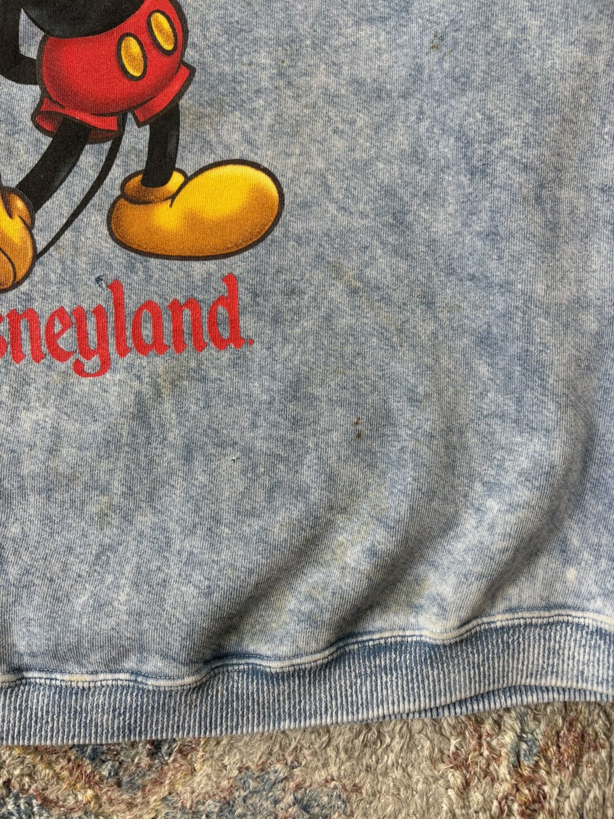 Disney Vintage Disneyland Mickey Mouse Acid Wash Crewneck Size XL Size US XL / EU 56 / 4 - 5 Thumbnail