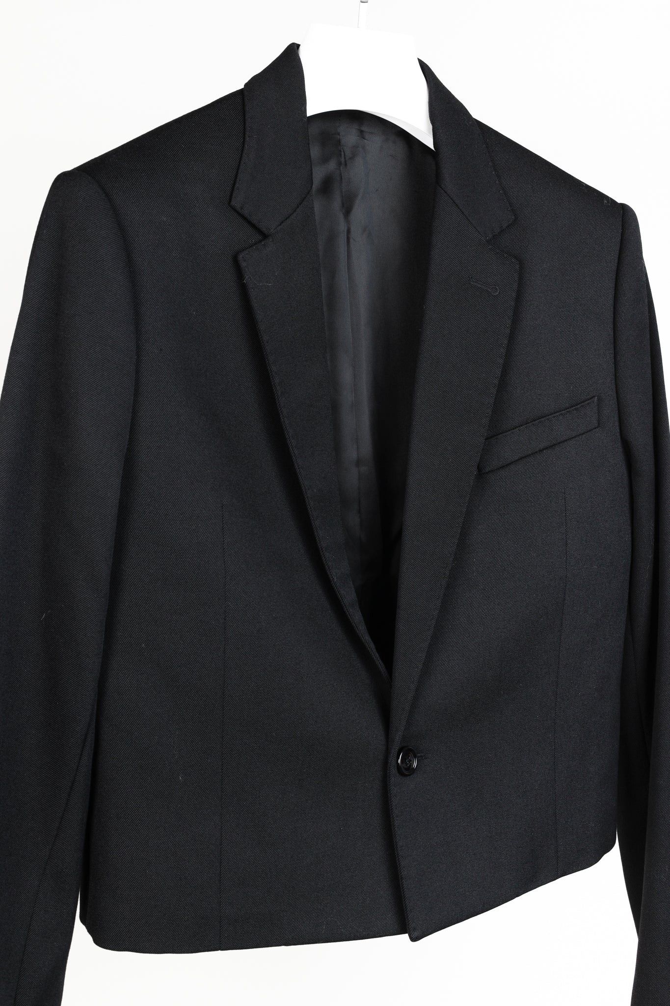 Celine Celine Rectangle Spencer Diagonal Wool Cropped Jacket Size M / US 6-8 / IT 42-44 - 3 Thumbnail