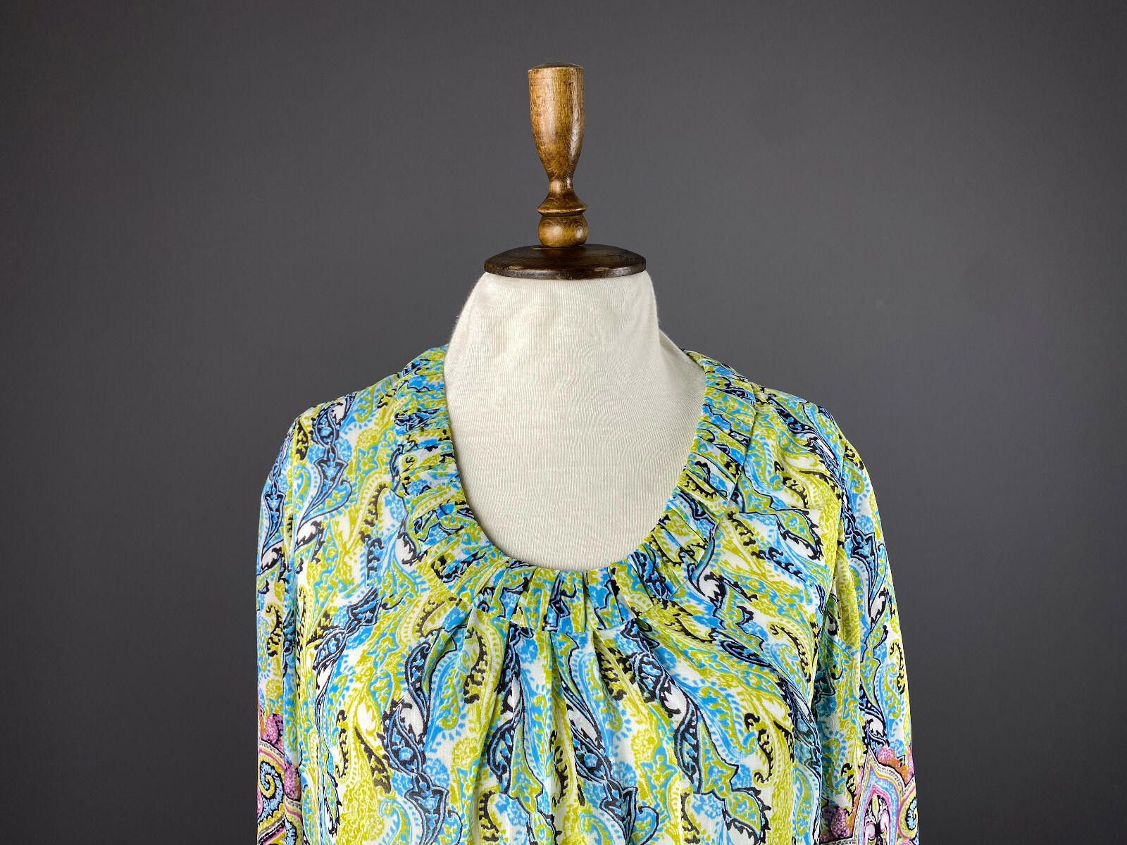Melvin & Hamilton Ladies Malvin Multicolor Floral Belted Tunic Dress Size 38 Size M / US 6-8 / IT 42-44 - 2 Thumbnail