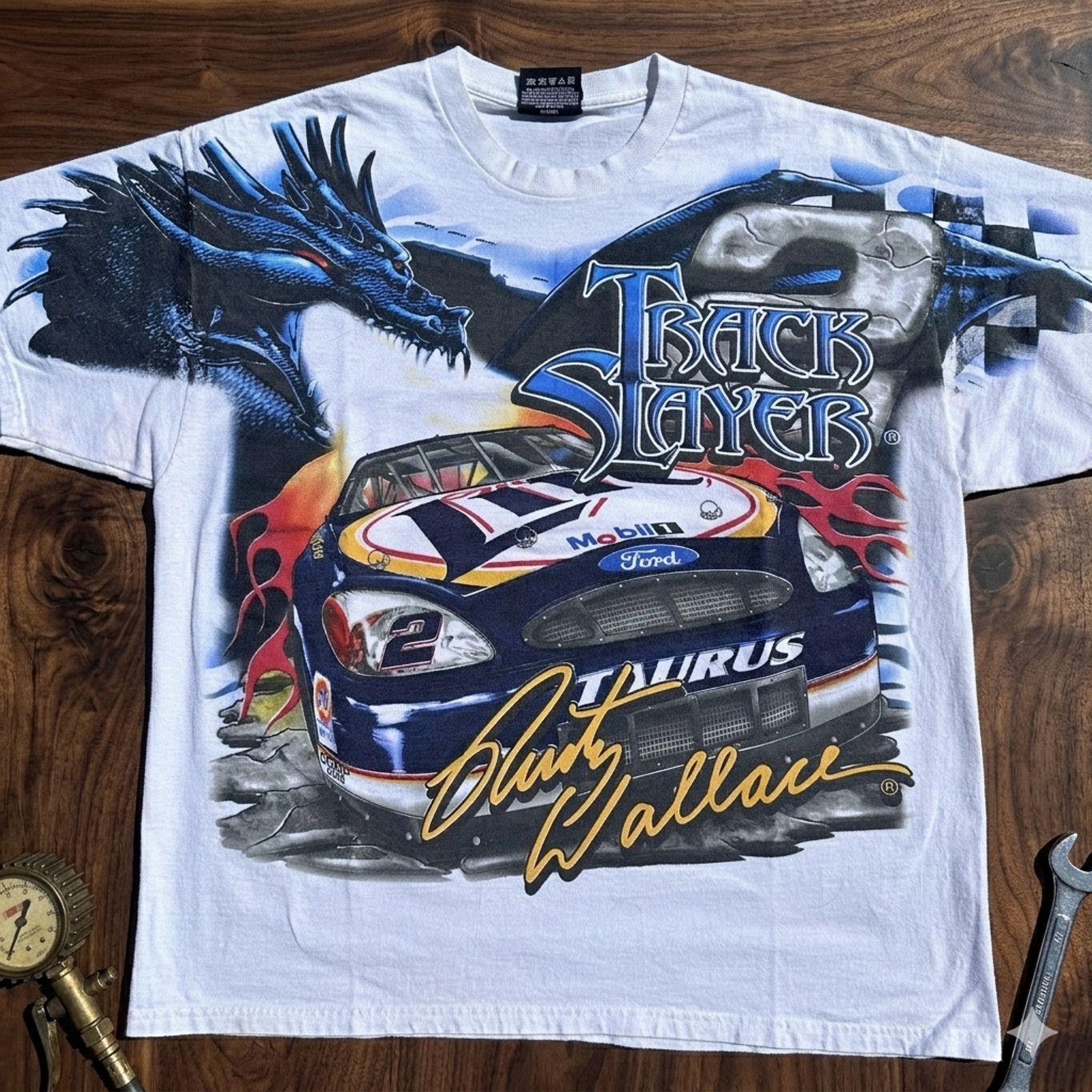 Giant NASCAR Bootleg Shirt Rusty Wallace Track Slayer AOP Size XL Size US XL / EU 56 / 4 - 1 Thumbnail