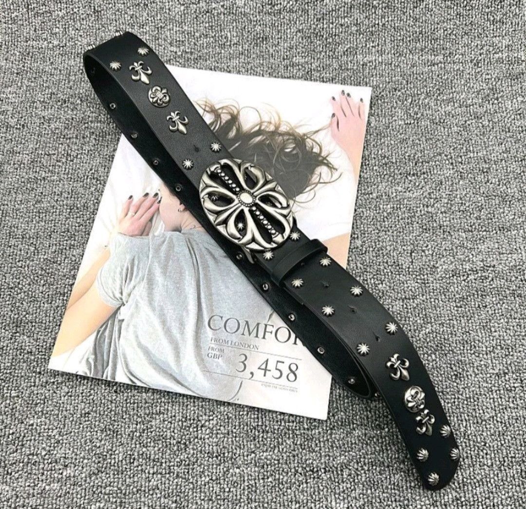 Japanese Brand 💥Hype Streetwear rock style Black colour belt Size ONE SIZE - 1 Thumbnail