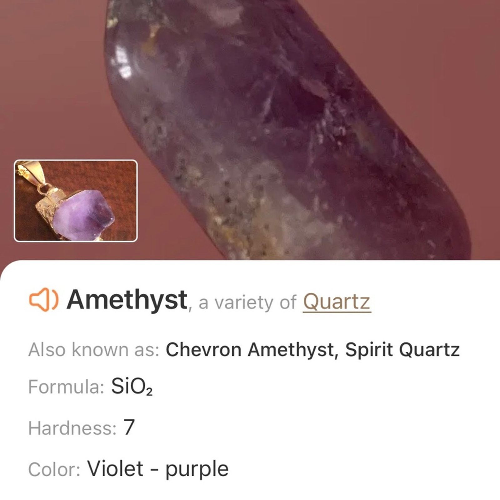 Handmade Handcrafted genuine kyanite and amethyst quartz necklace Size ONE SIZE - 16 Thumbnail