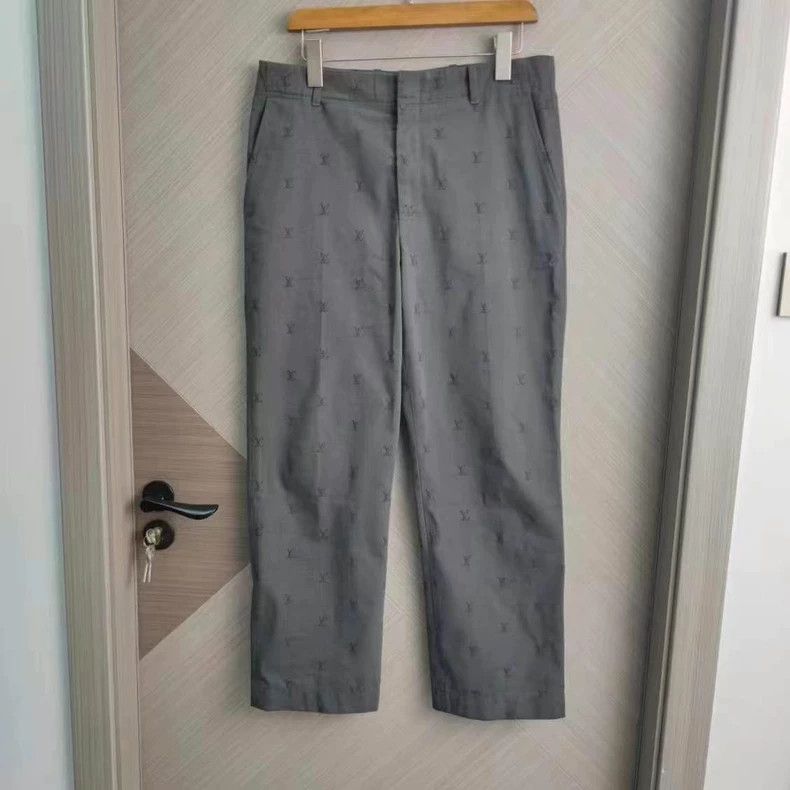 Louis Vuitton LOUIS VUITTON size US 48 Small logo full print casual pant Size US 32 / EU 48 - 1 Thumbnail